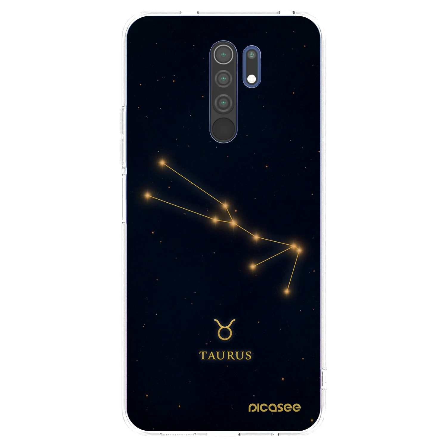 Picasee silikonski prozorni ovitek za Xiaomi Redmi 9 - TAURUS