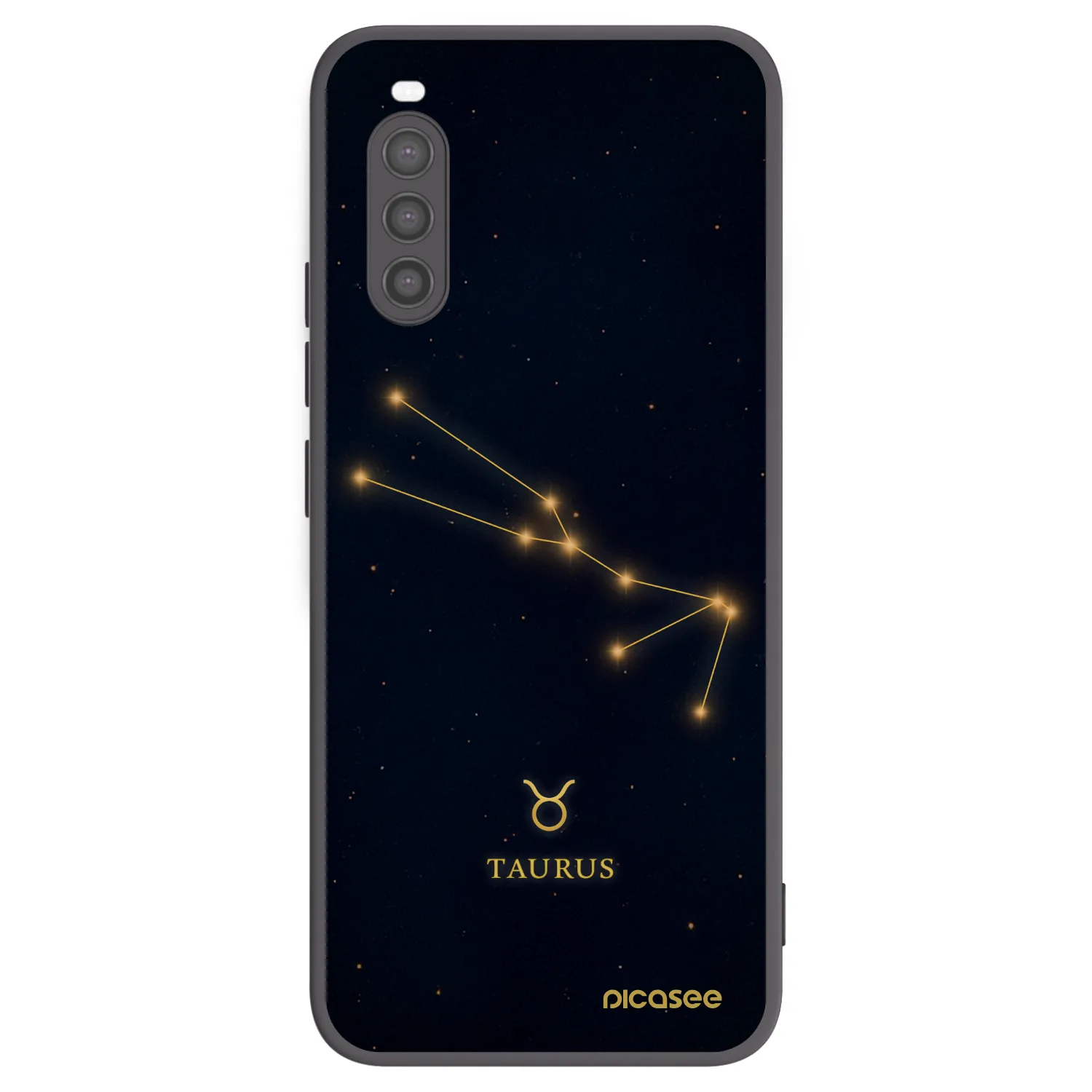 Picasee silikonski črni ovitek za Sony Xperia 10 II - TAURUS
