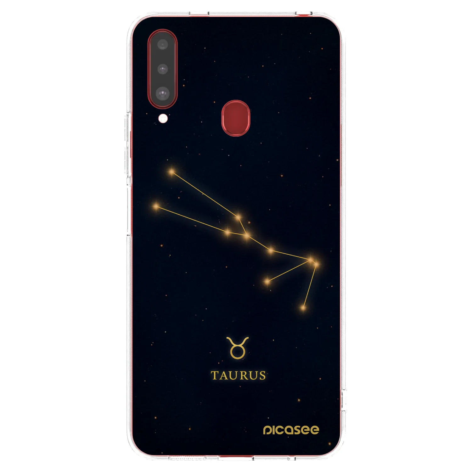 Picasee silikonski prozorni ovitek za Samsung Galaxy A20s - TAURUS