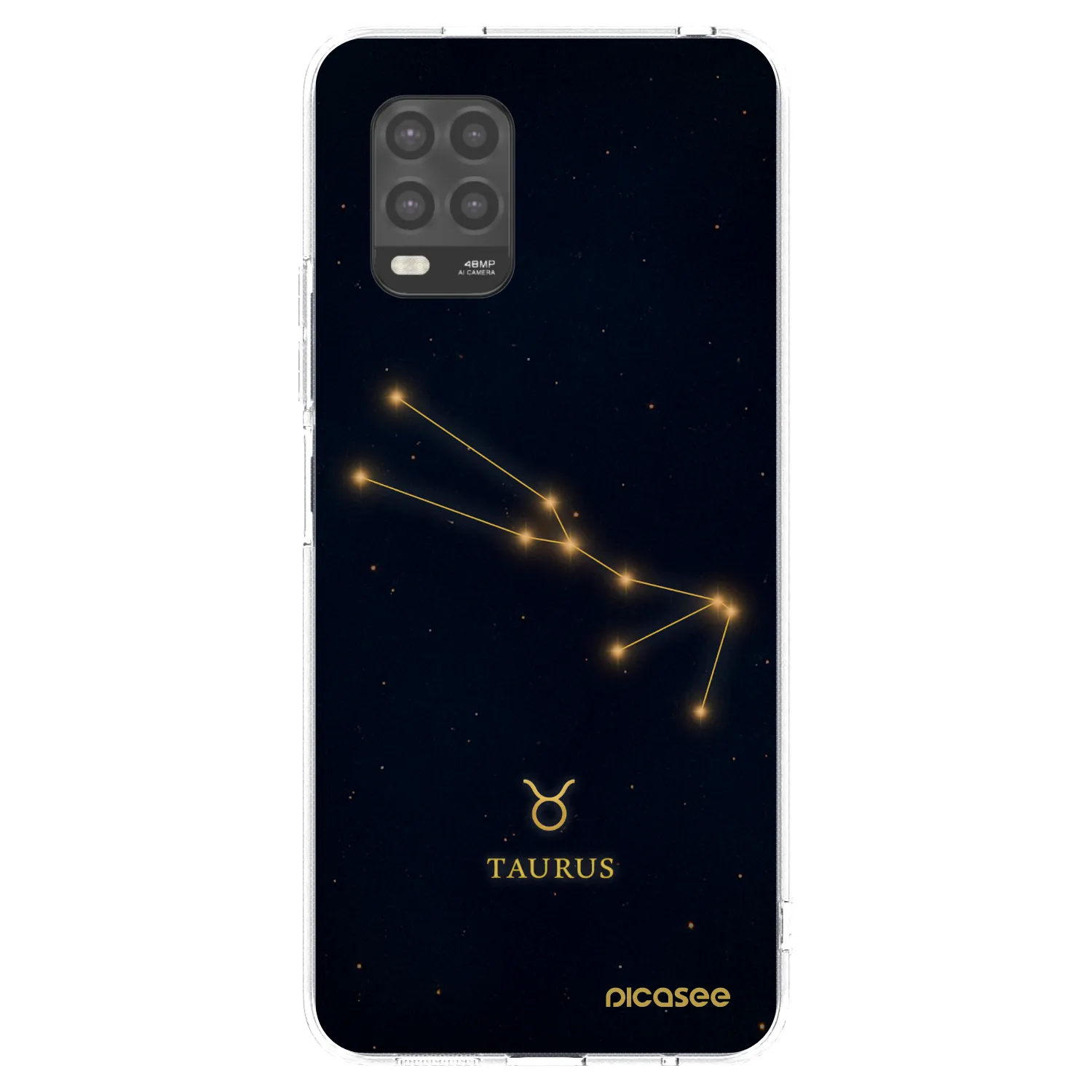 Picasee silikonski prozorni ovitek za Xiaomi Mi 10 Lite - TAURUS