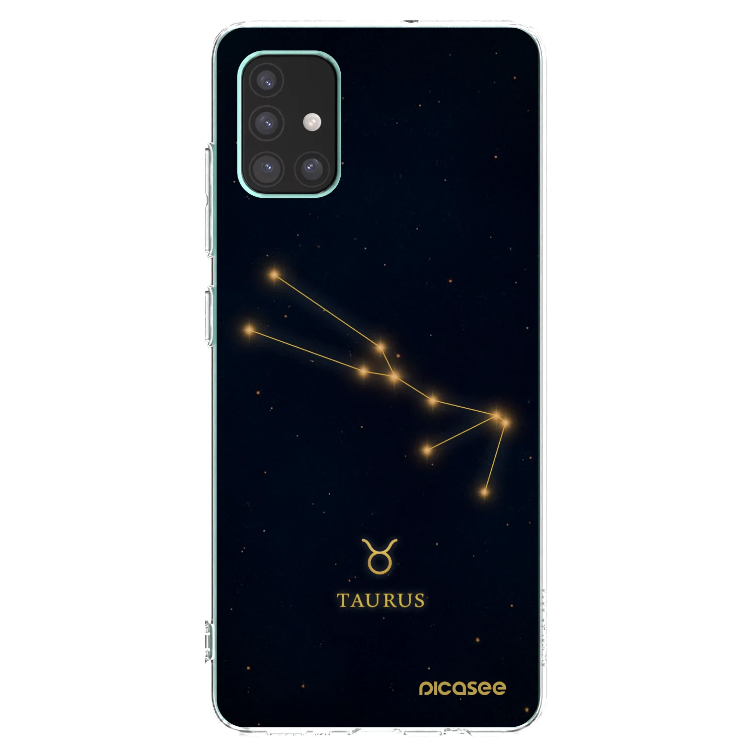 Picasee silikonski prozorni ovitek za Samsung Galaxy M51 M515F - TAURUS