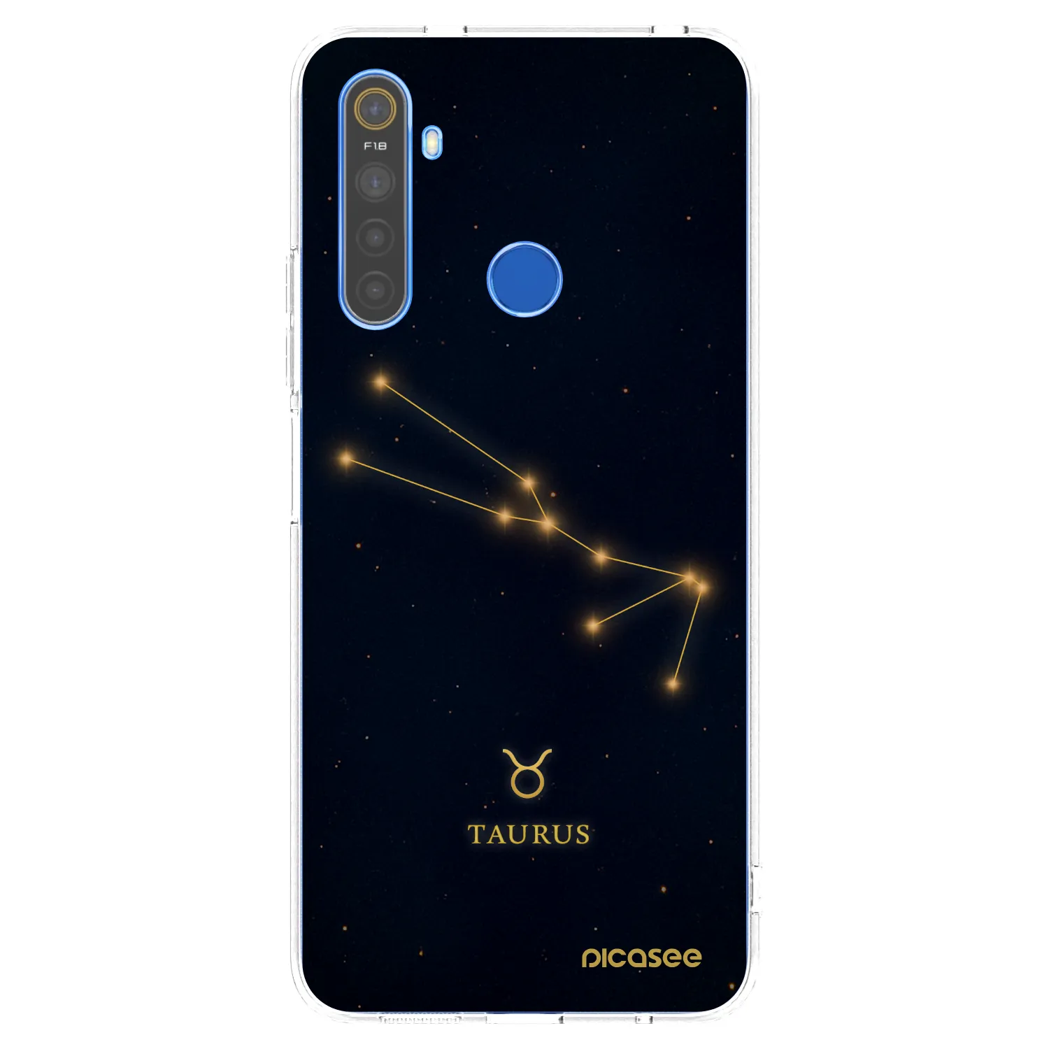 Picasee silikonski prozorni ovitek za Realme 5 - TAURUS