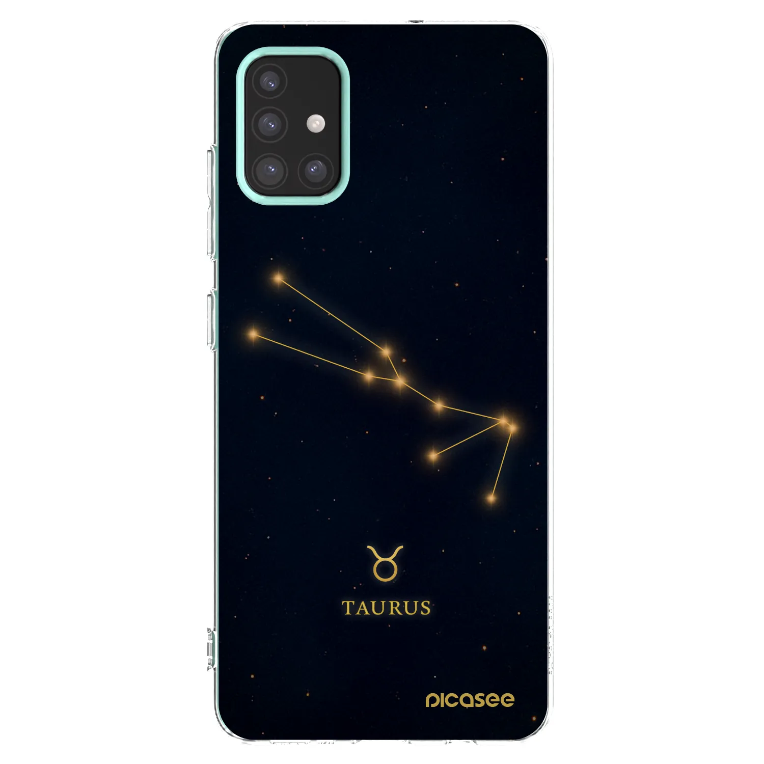 Picasee silikonski prozorni ovitek za Samsung Galaxy M31s - TAURUS