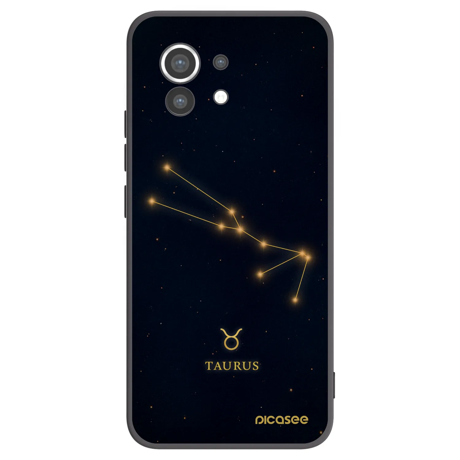 Picasee silikonski črni ovitek za Xiaomi Mi 11 - TAURUS