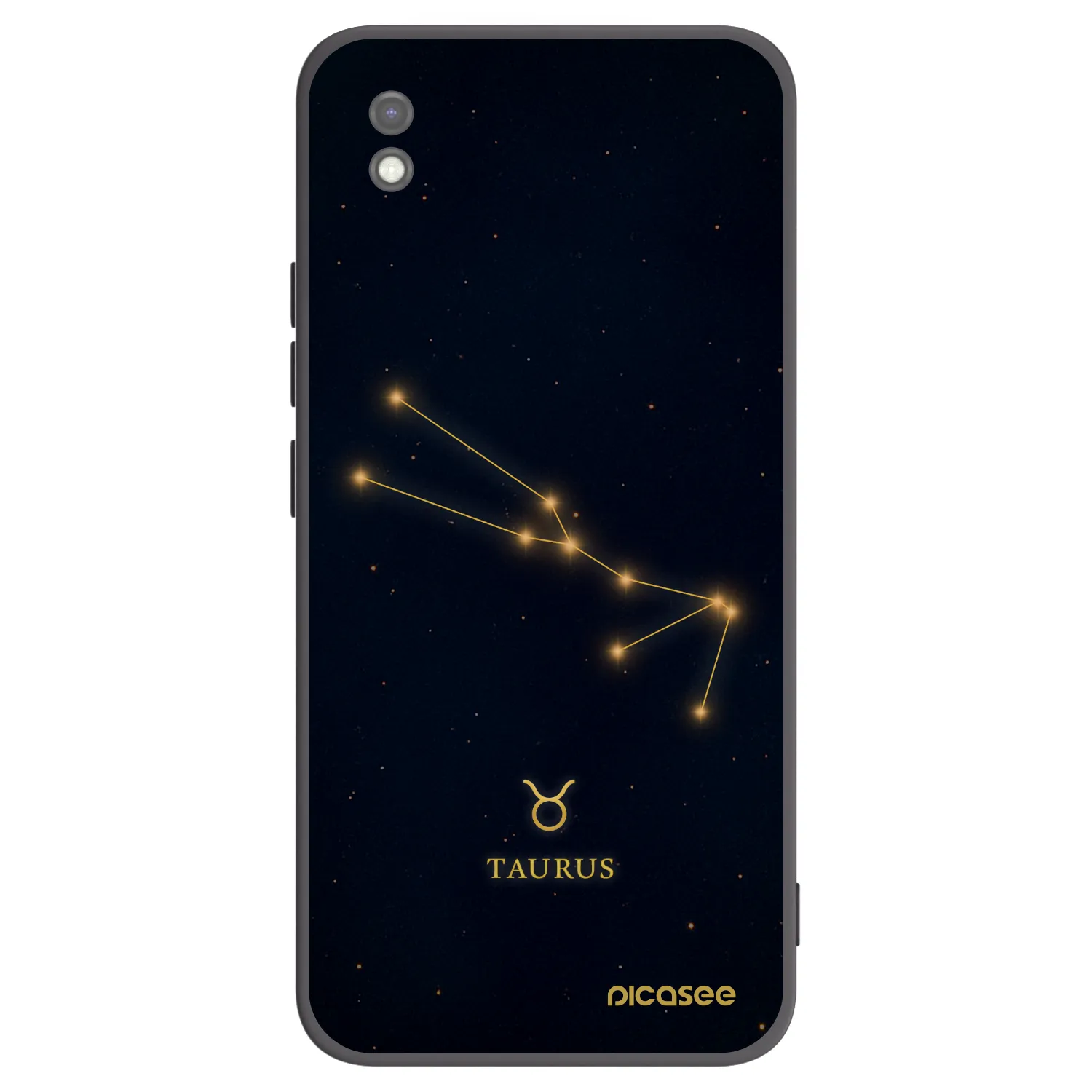 Picasee silikonski črni ovitek za Xiaomi Redmi 9AT - TAURUS