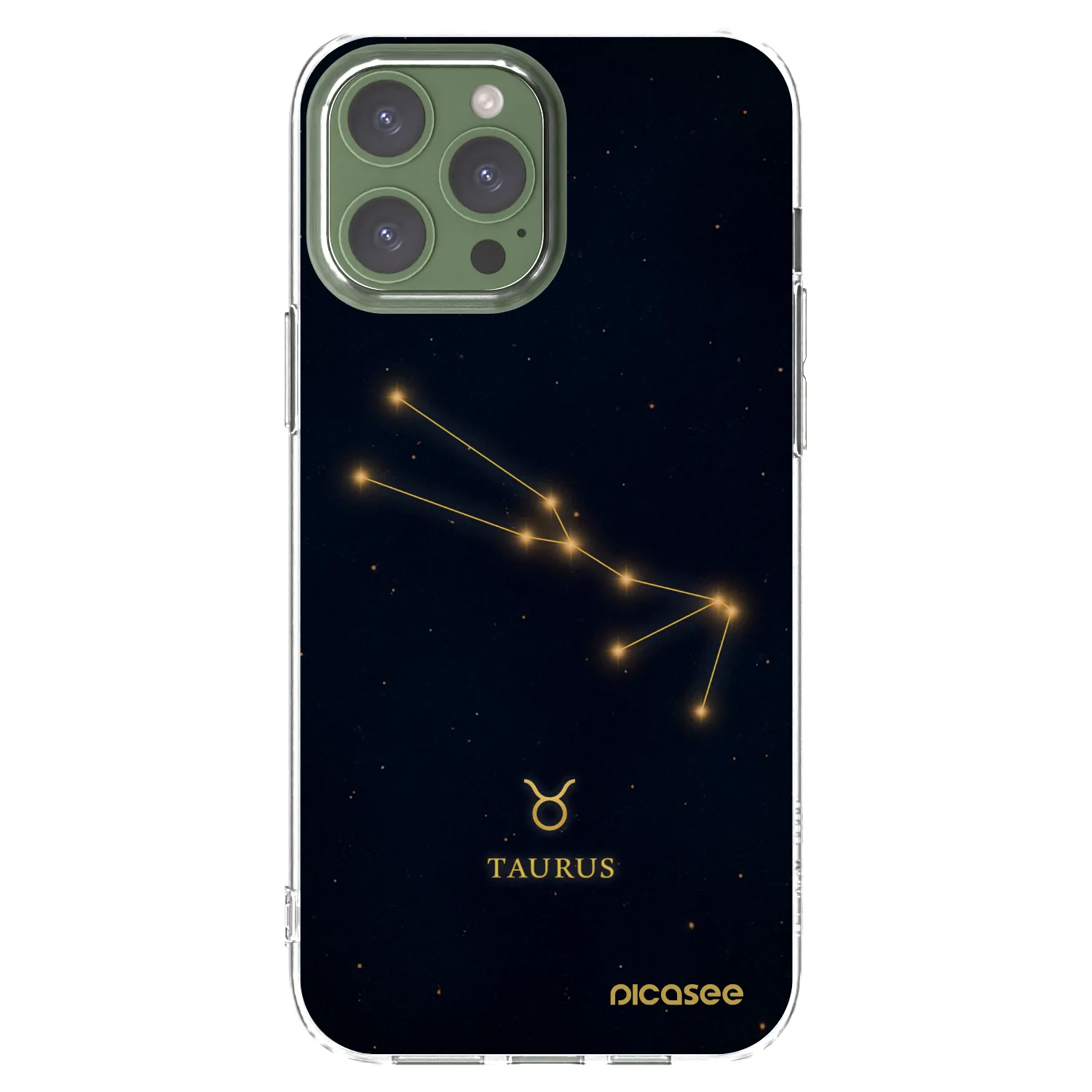 Picasee silikonski prozorni ovitek za Apple iPhone 13 Pro Max - TAURUS