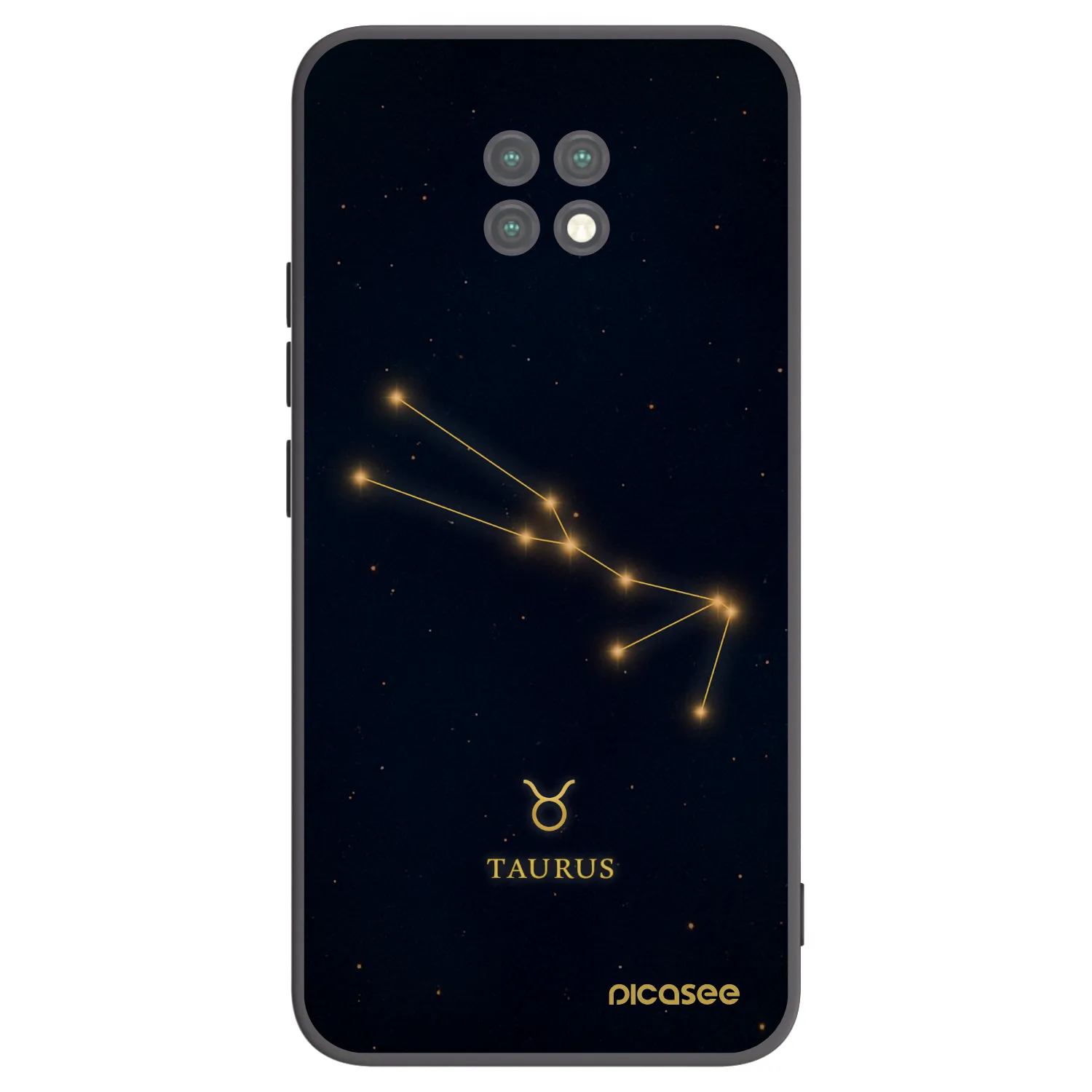 Picasee silikonski črni ovitek za Xiaomi Redmi Note 9T - TAURUS