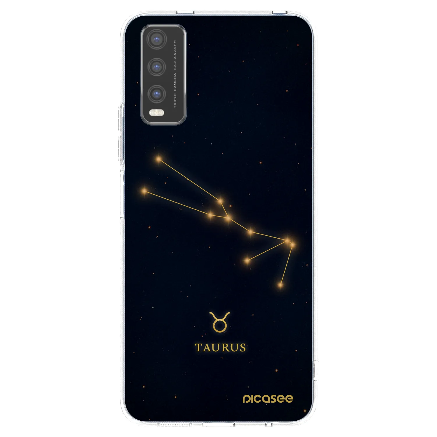 Picasee silikonski prozorni ovitek za Vivo Y20s - TAURUS