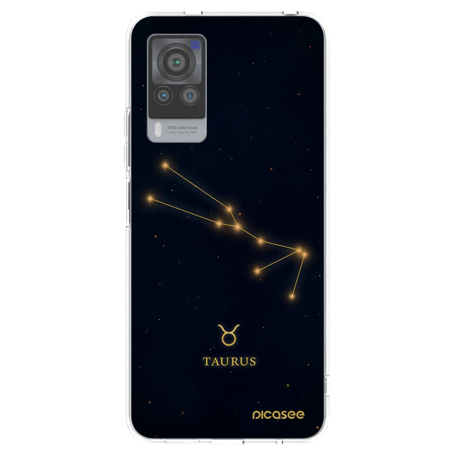 Picasee silikonski prozorni ovitek za Vivo X60 Pro 5G - TAURUS