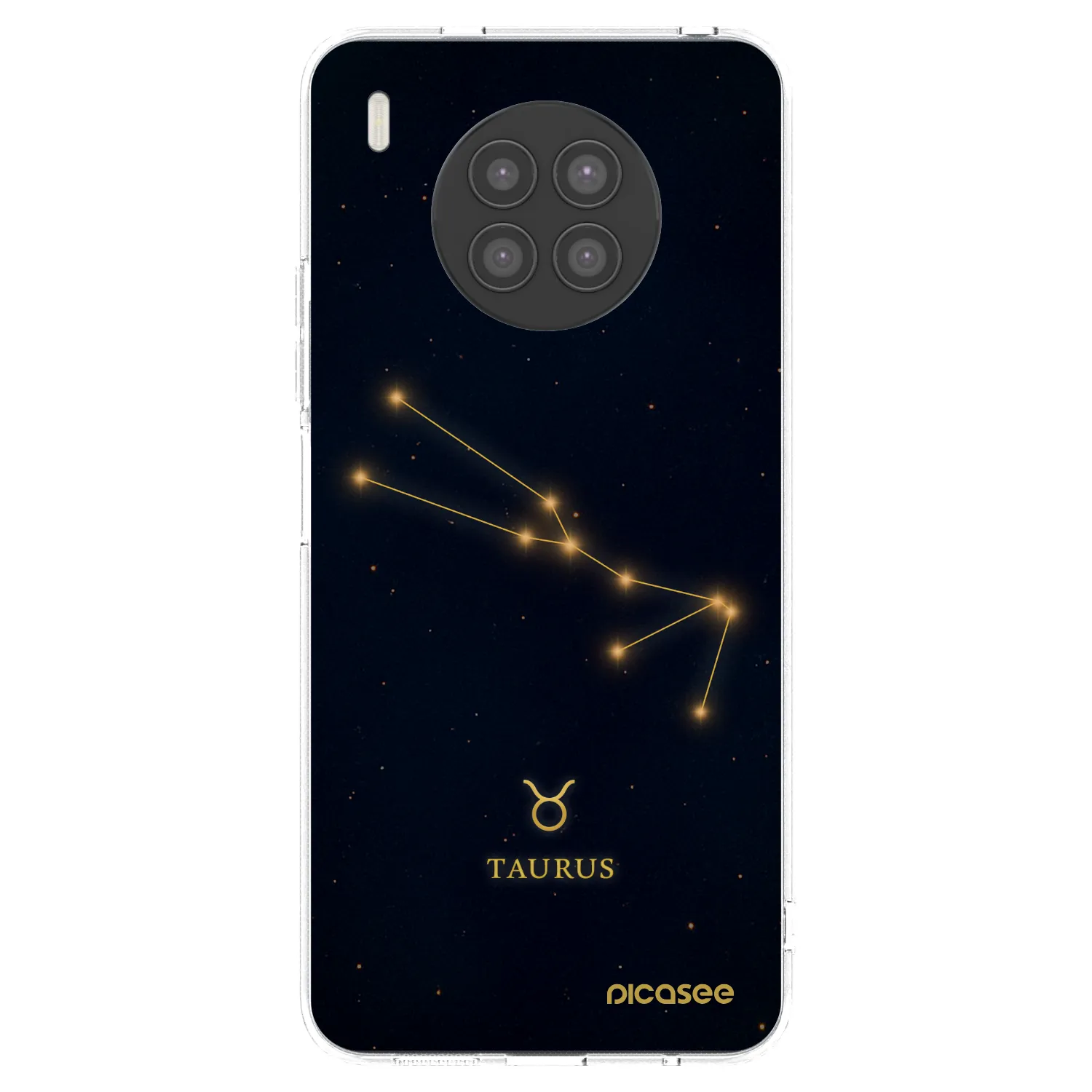 Picasee silikonski prozorni ovitek za Huawei Nova 8i - TAURUS