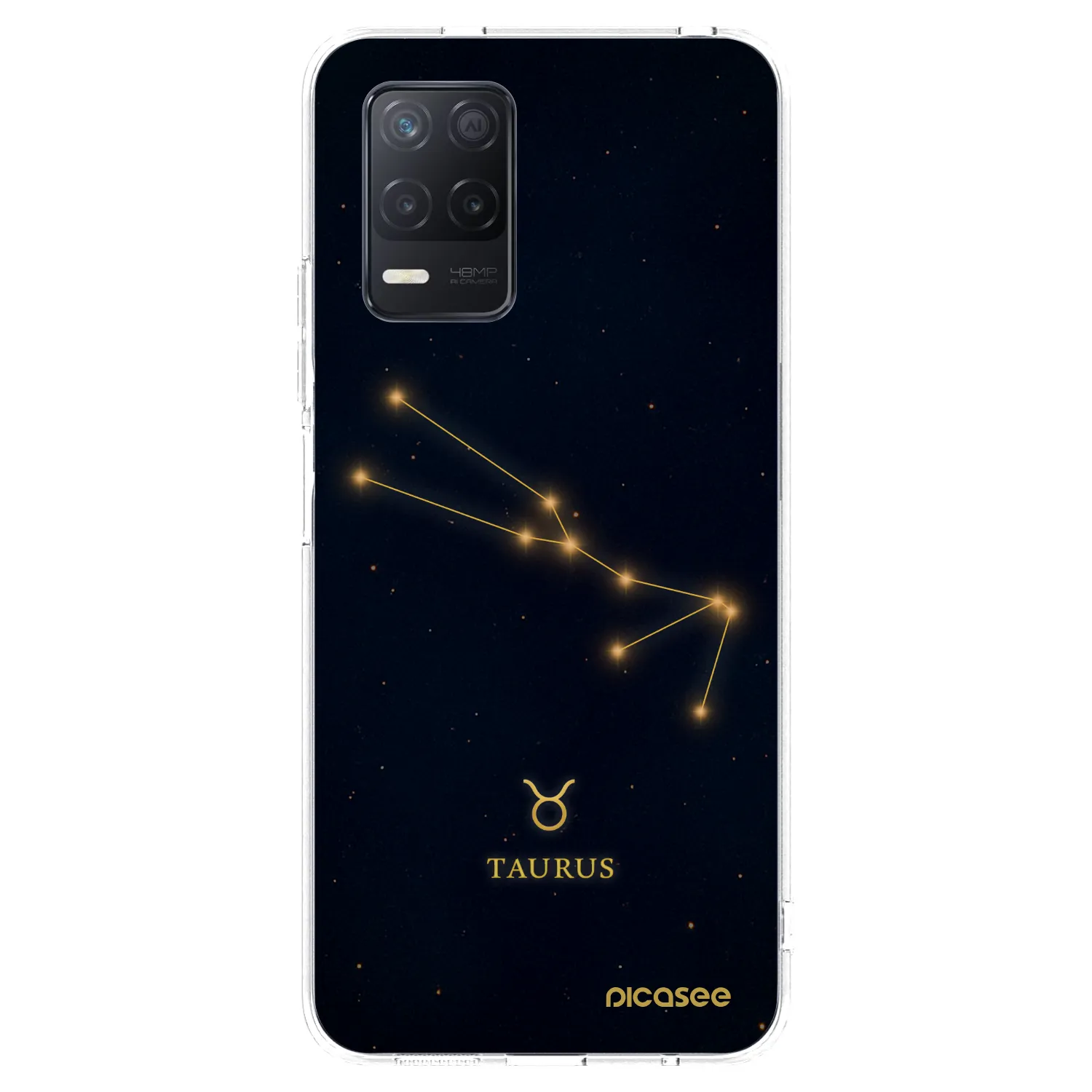 Picasee silikonski prozorni ovitek za Realme 8 5G - TAURUS
