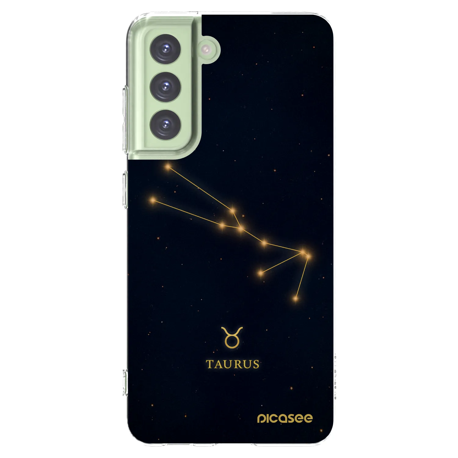 Picasee silikonski prozorni ovitek za Samsung Galaxy S21 FE 5G - TAURUS
