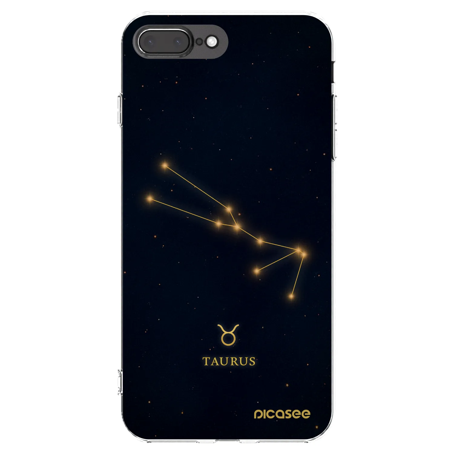 Picasee silikonski prozorni ovitek za Apple iPhone 7 Plus - TAURUS