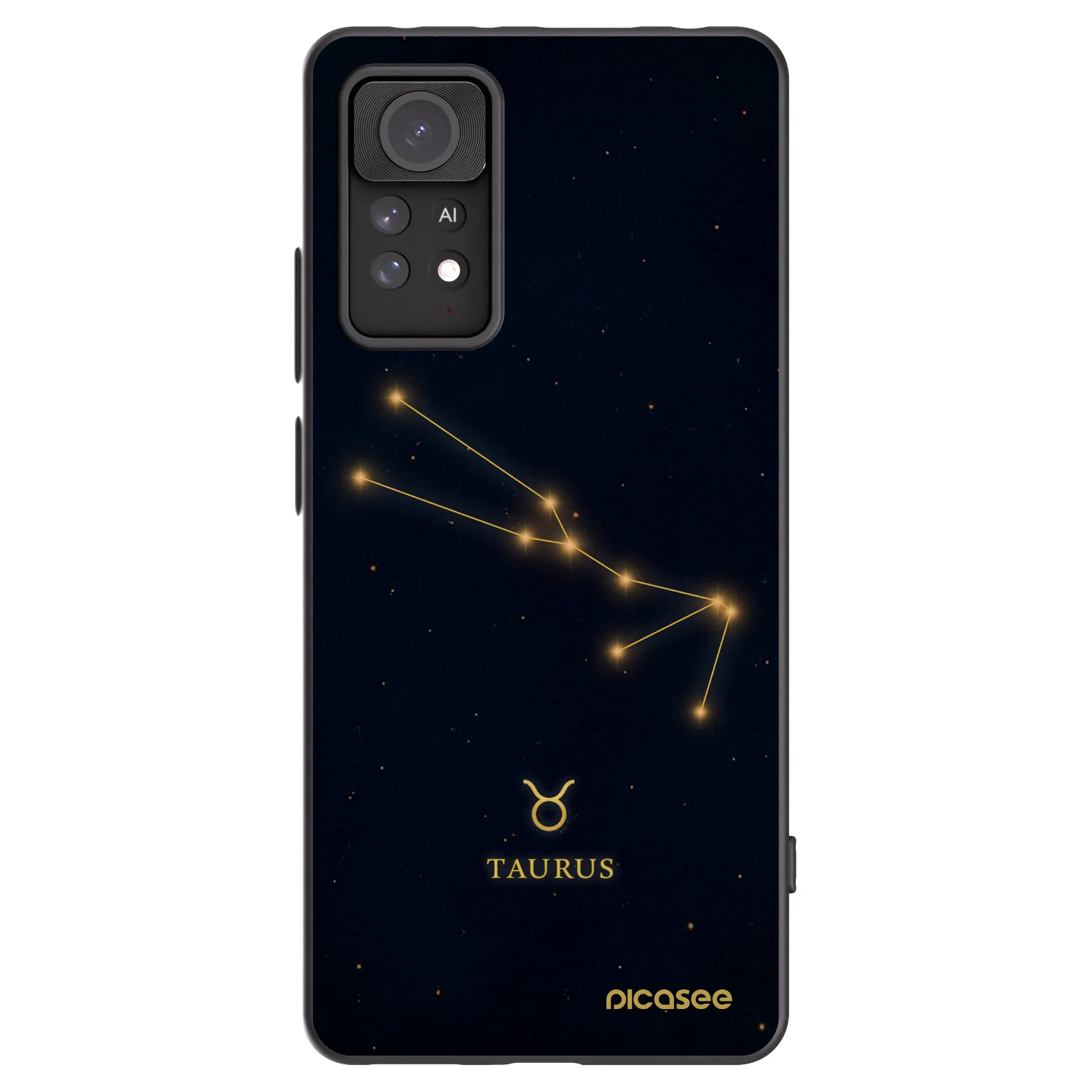 Picasee silikonski črni ovitek za Xiaomi Redmi Note 11 Pro - TAURUS