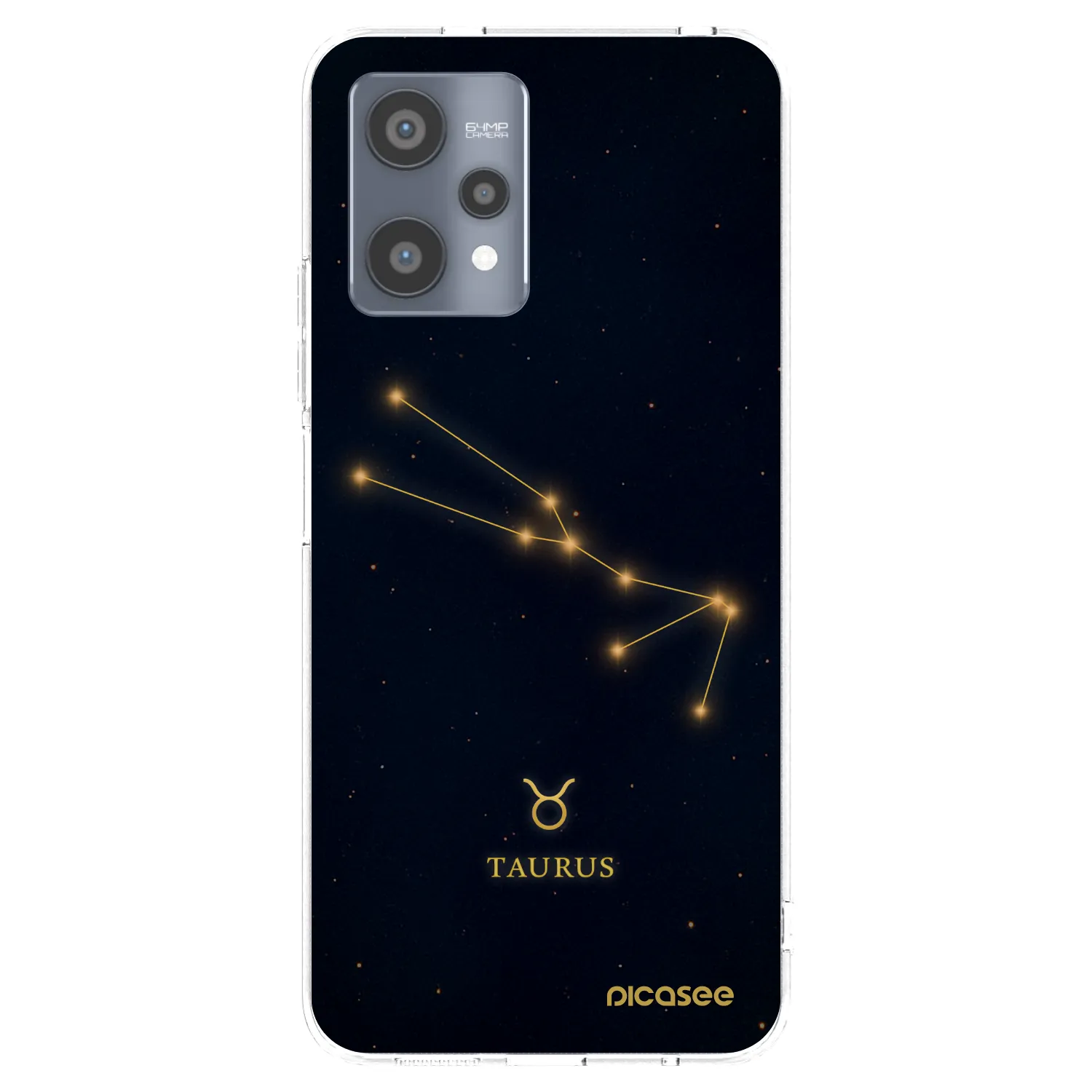 Picasee silikonski prozorni ovitek za Realme 9 Pro 5G - TAURUS