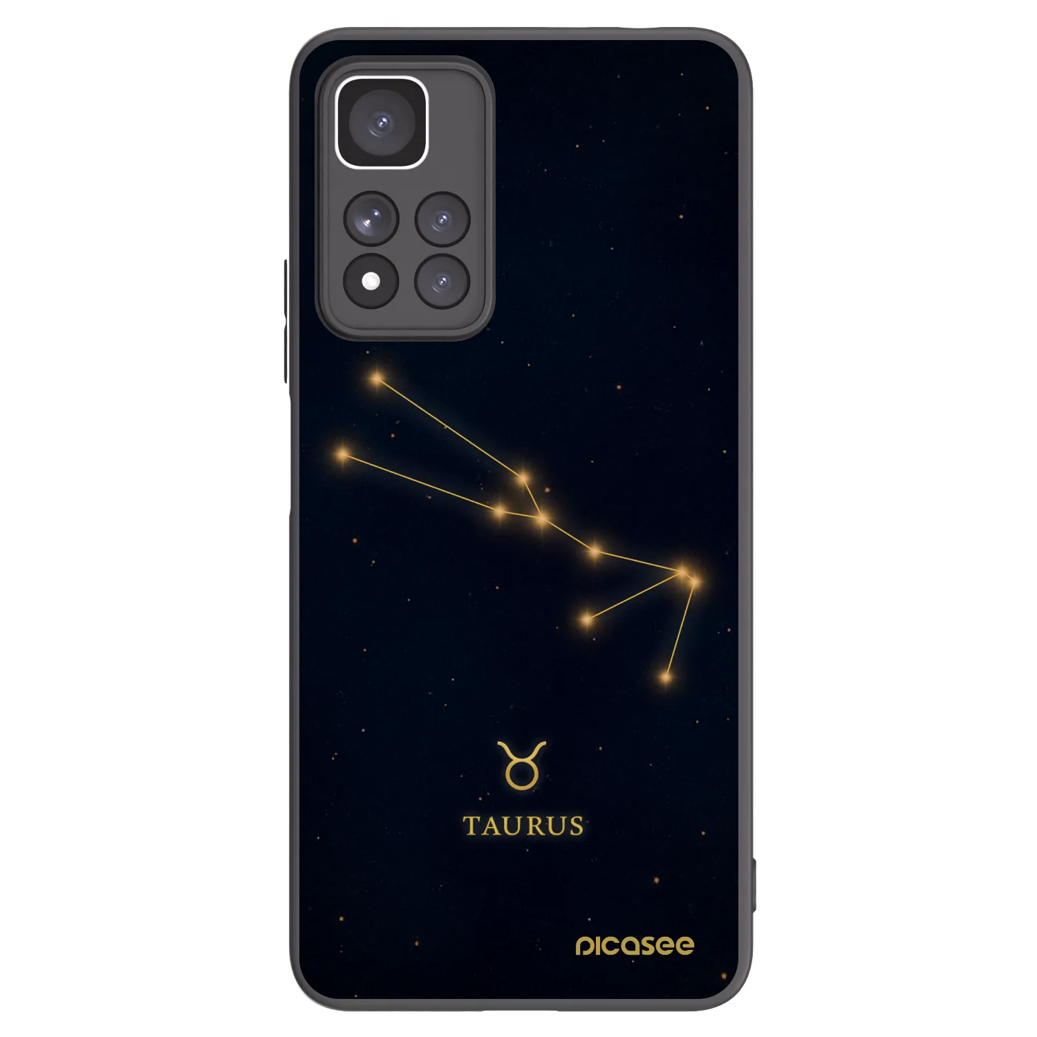 Picasee silikonski črni ovitek za Xiaomi Redmi Note 11 Pro+ 5G - TAURUS