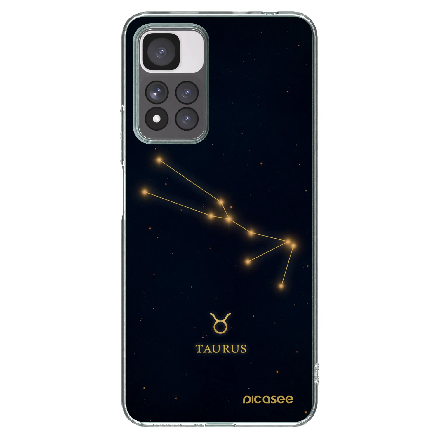 Picasee silikonski prozorni ovitek za Xiaomi Redmi Note 11 Pro+ 5G - TAURUS