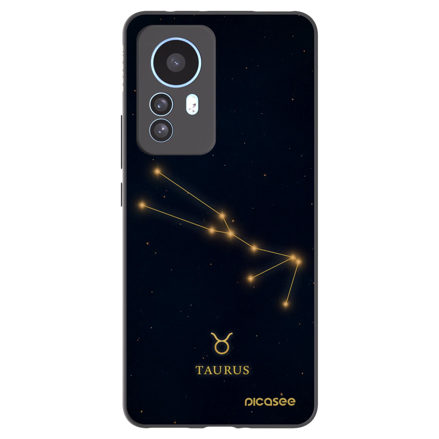 Picasee silikonski črni ovitek za Xiaomi 12T - TAURUS
