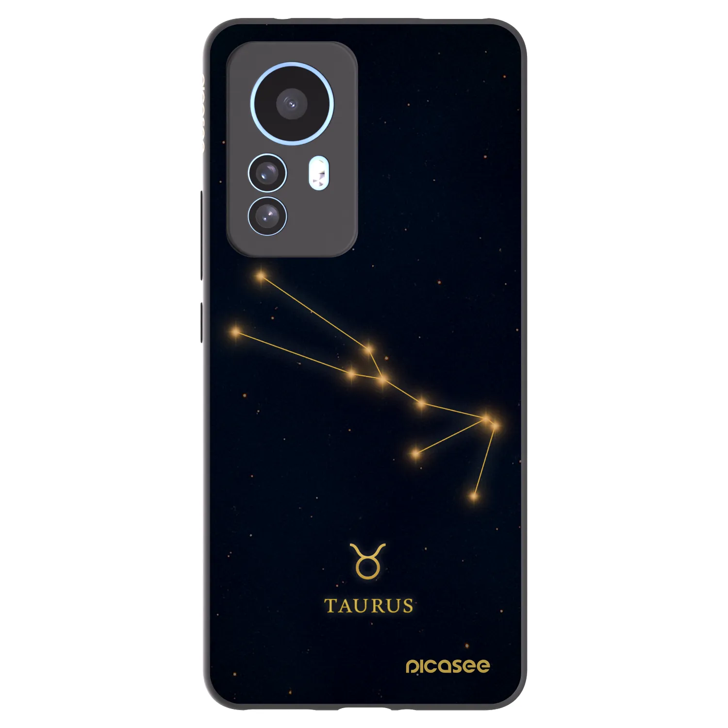 Picasee silikonski črni ovitek za Xiaomi 12T Pro - TAURUS