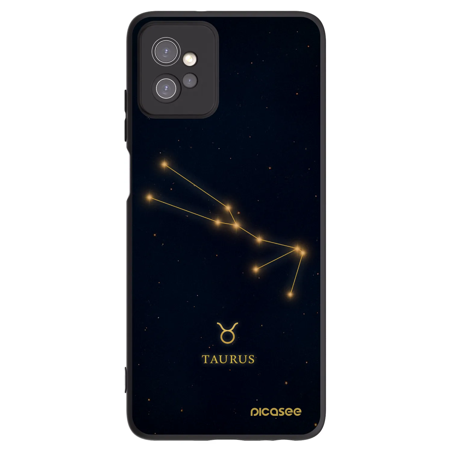 Picasee silikonski črni ovitek za Motorola Moto G32 - TAURUS