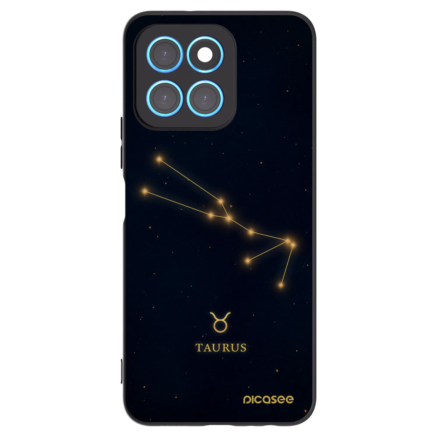 Picasee silikonski črni ovitek za Honor X6 - TAURUS
