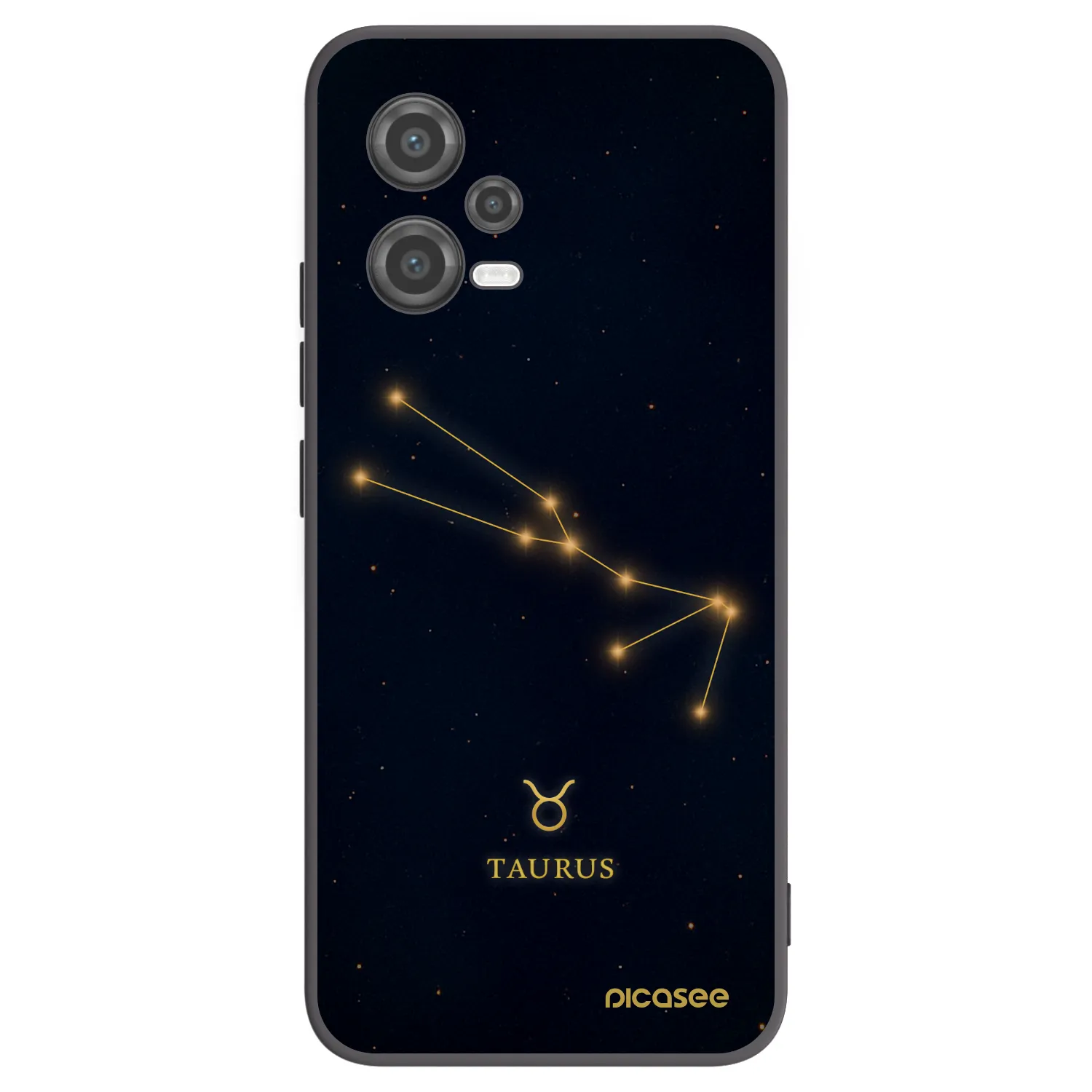 Picasee silikonski črni ovitek za Xiaomi Poco X5 - TAURUS