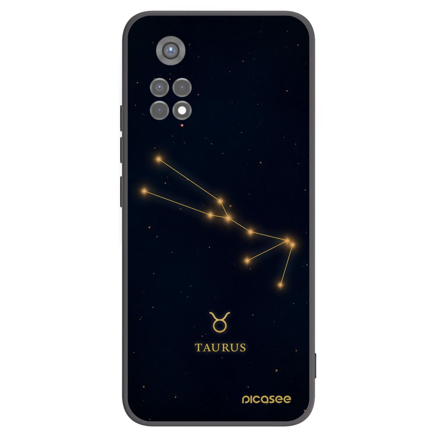 Picasee silikonski črni ovitek za Xiaomi Redmi Note 11S 5G - TAURUS