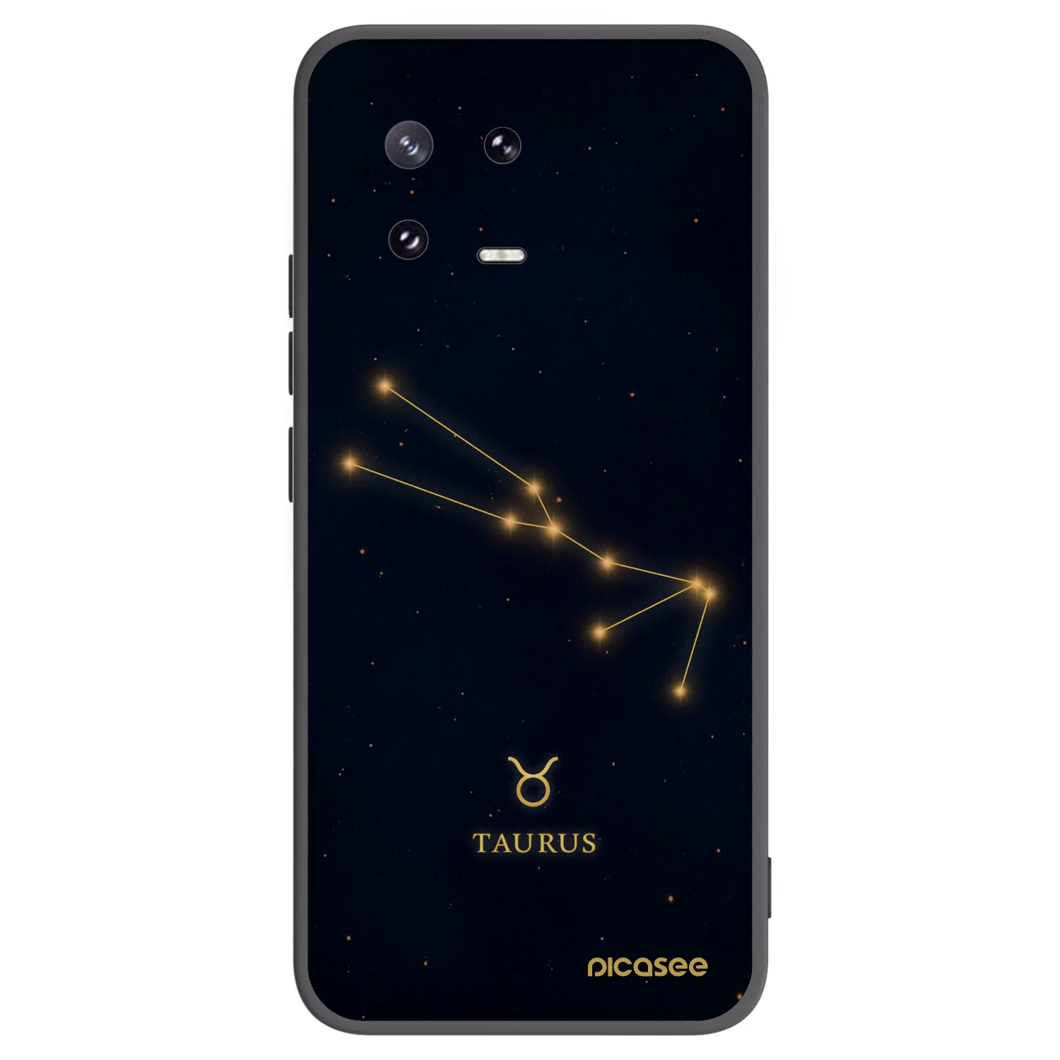 Picasee silikonski črni ovitek za Xiaomi 13 Pro - TAURUS