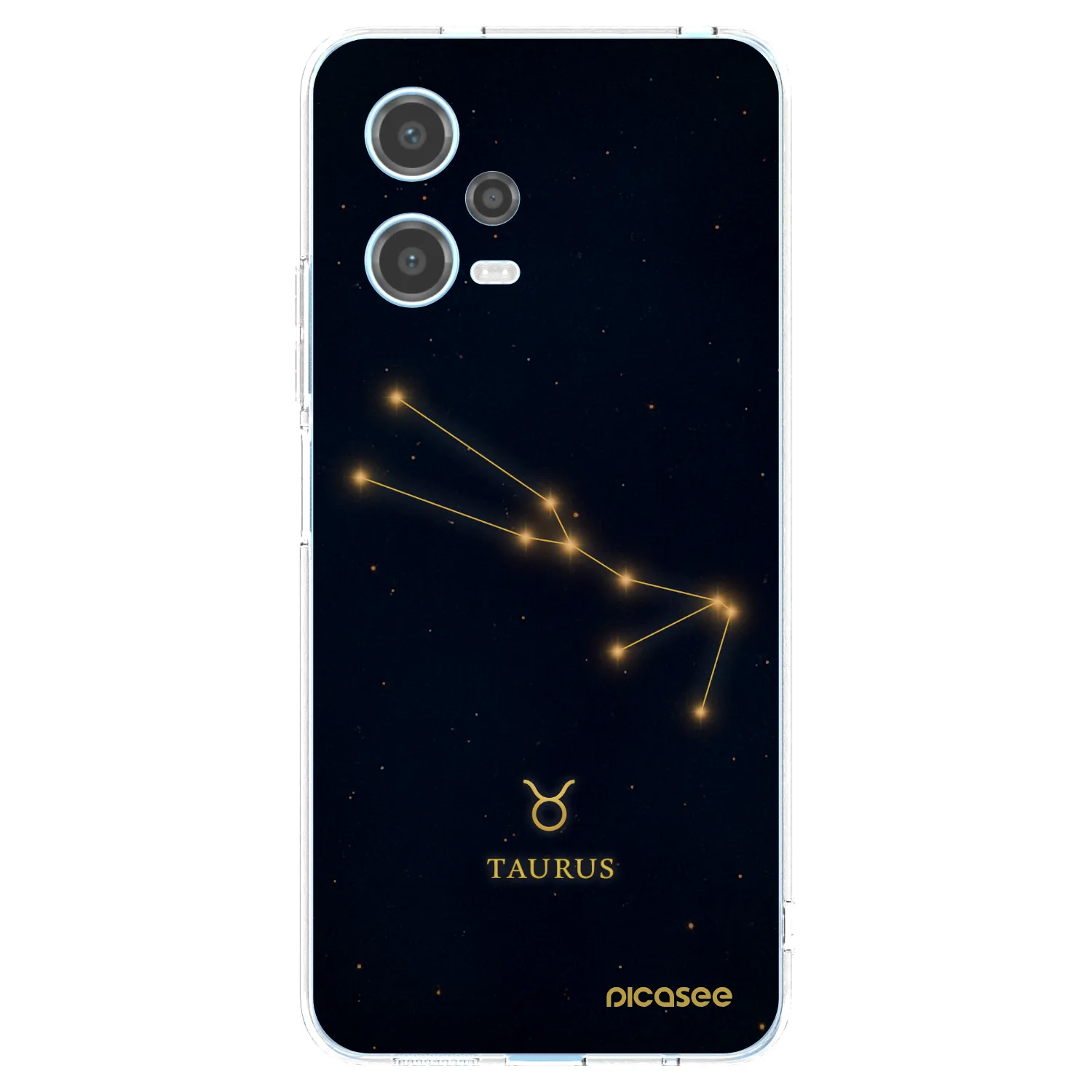 Picasee silikonski prozorni ovitek za Xiaomi Redmi Note 12 5G - TAURUS