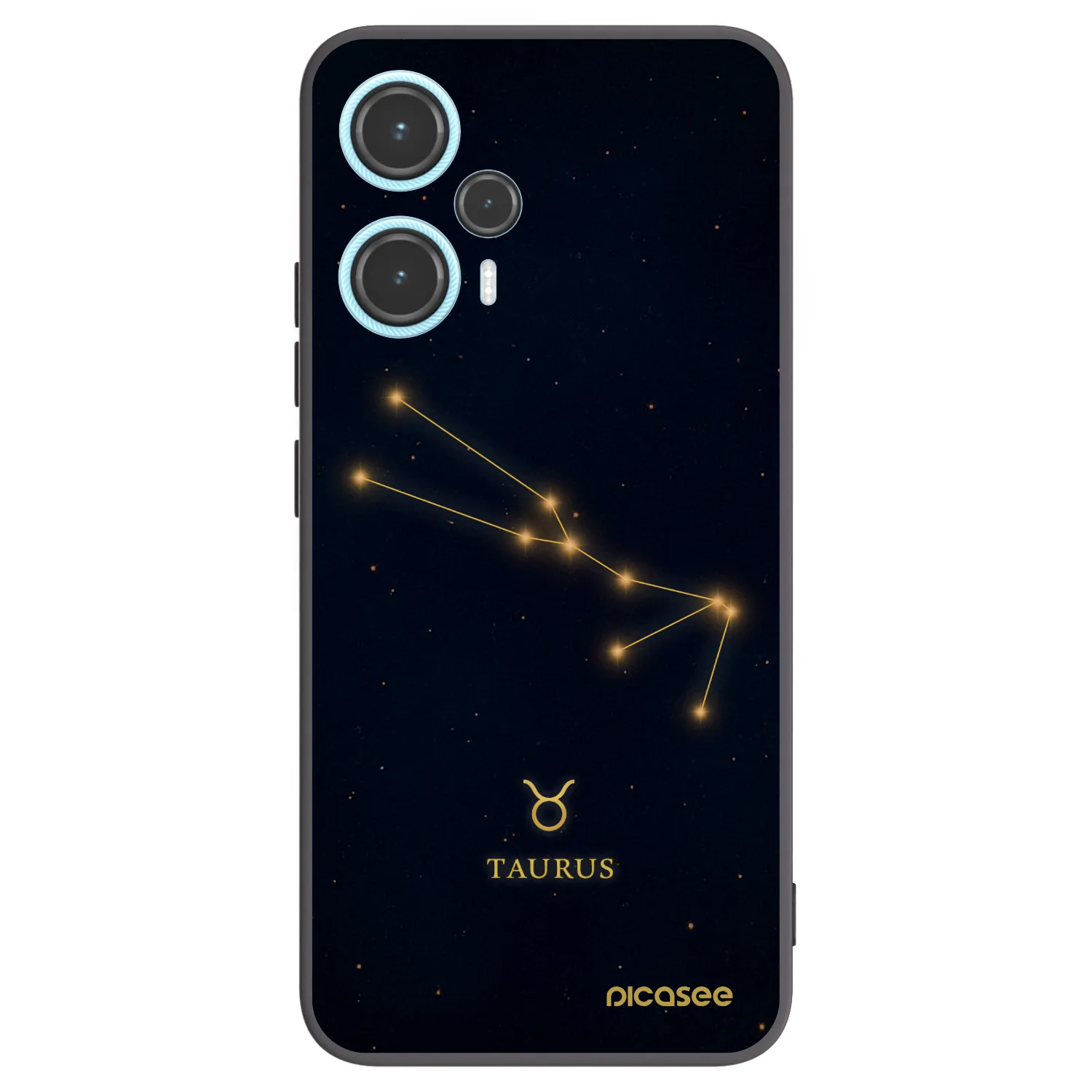 Picasee silikonski črni ovitek za Xiaomi Poco F5 - TAURUS