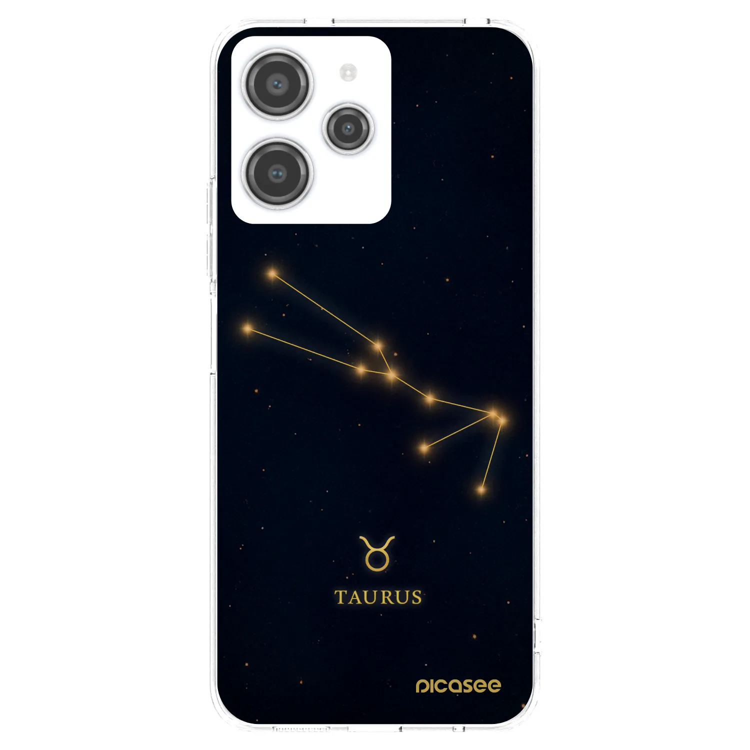 Picasee silikonski prozorni ovitek za Xiaomi Redmi 12 4G - TAURUS