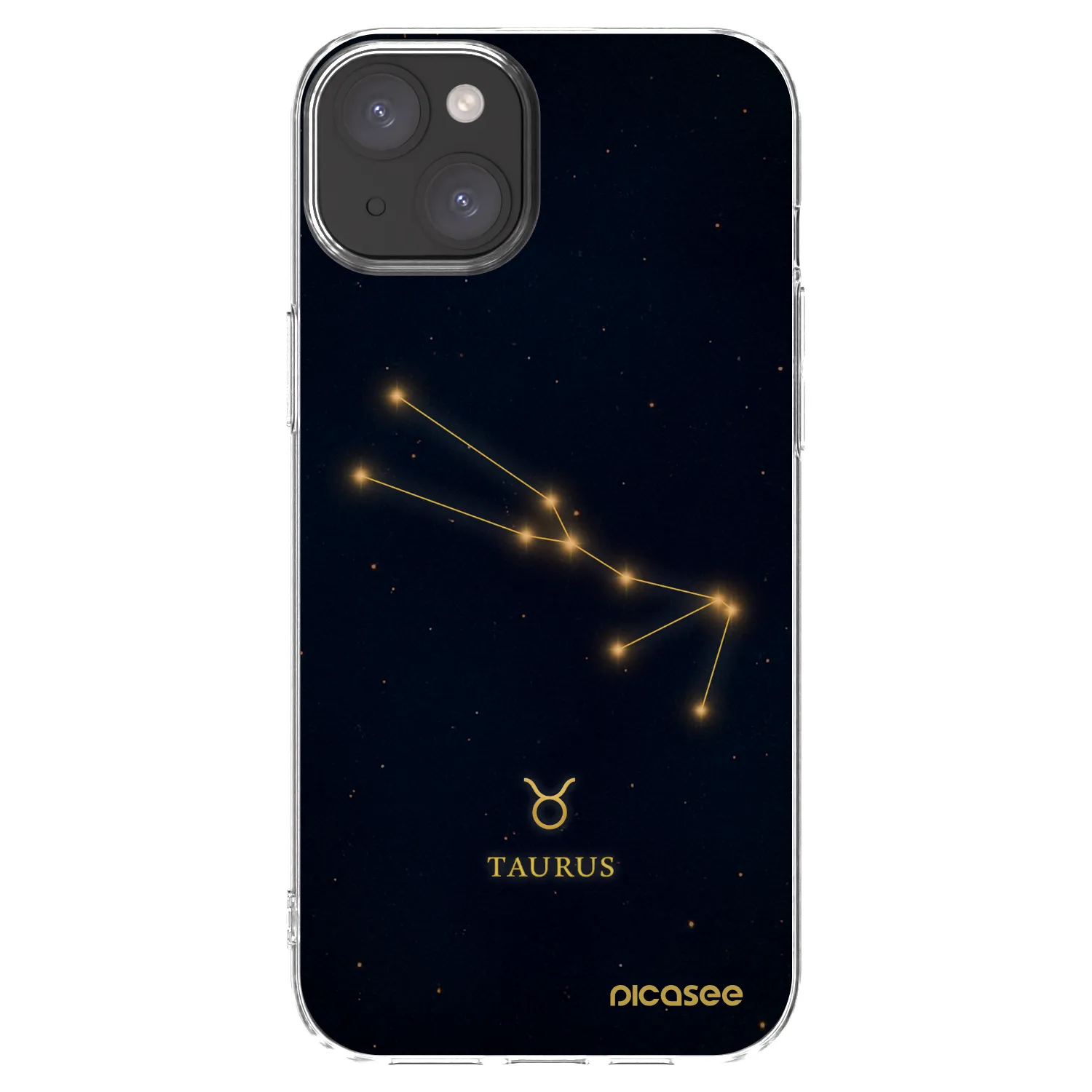 Picasee silikonski prozorni ovitek za Apple iPhone 15 Plus - TAURUS