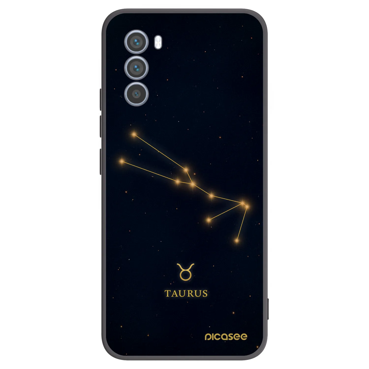 Picasee silikonski črni ovitek za Motorola Moto G62 - TAURUS