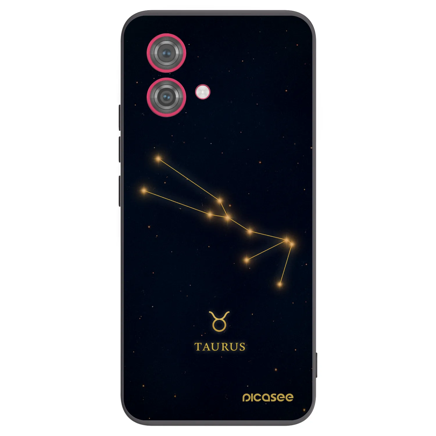 Picasee silikonski črni ovitek za Motorola Moto G84 5G - TAURUS
