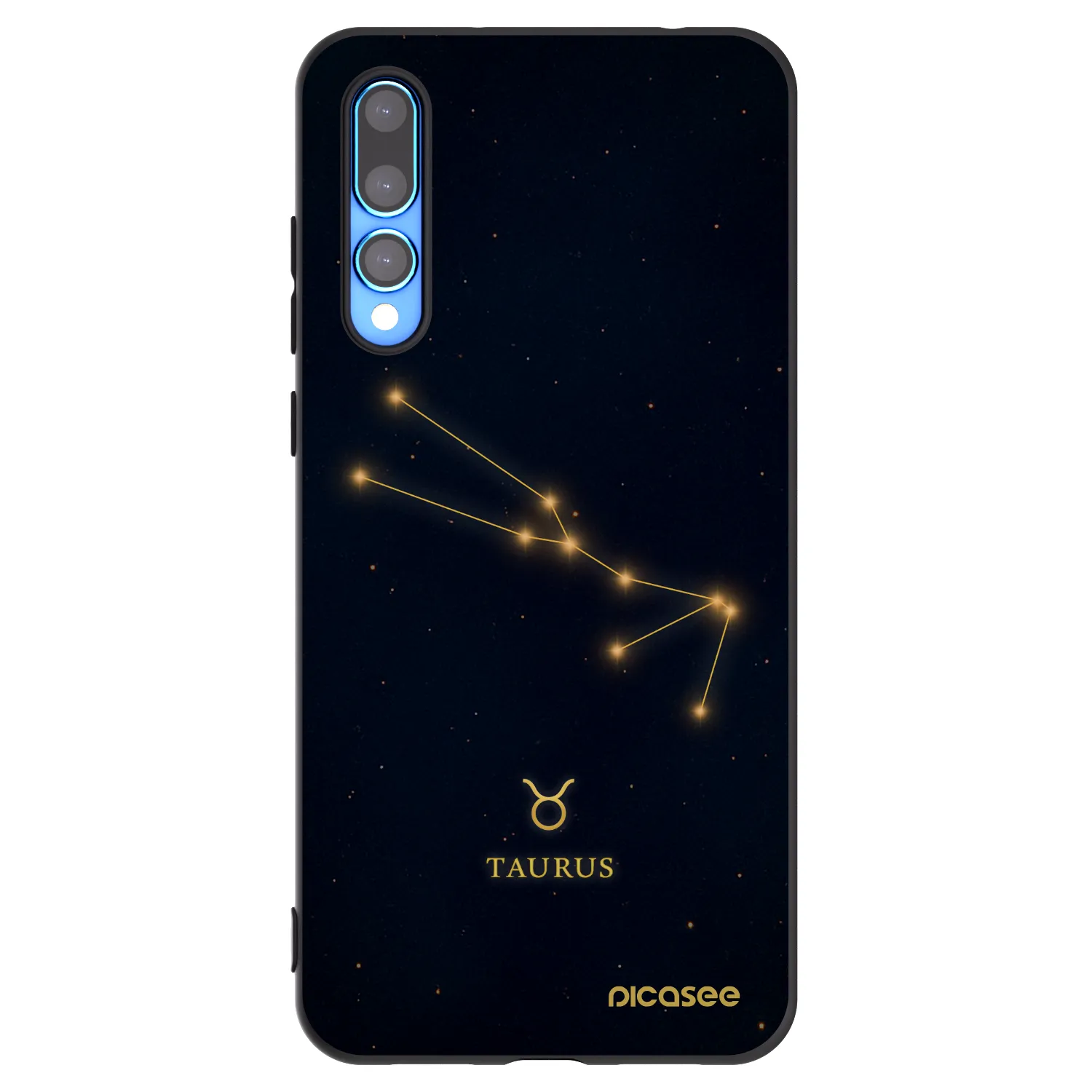 Picasee silikonski črni ovitek za Huawei P20 Pro - TAURUS