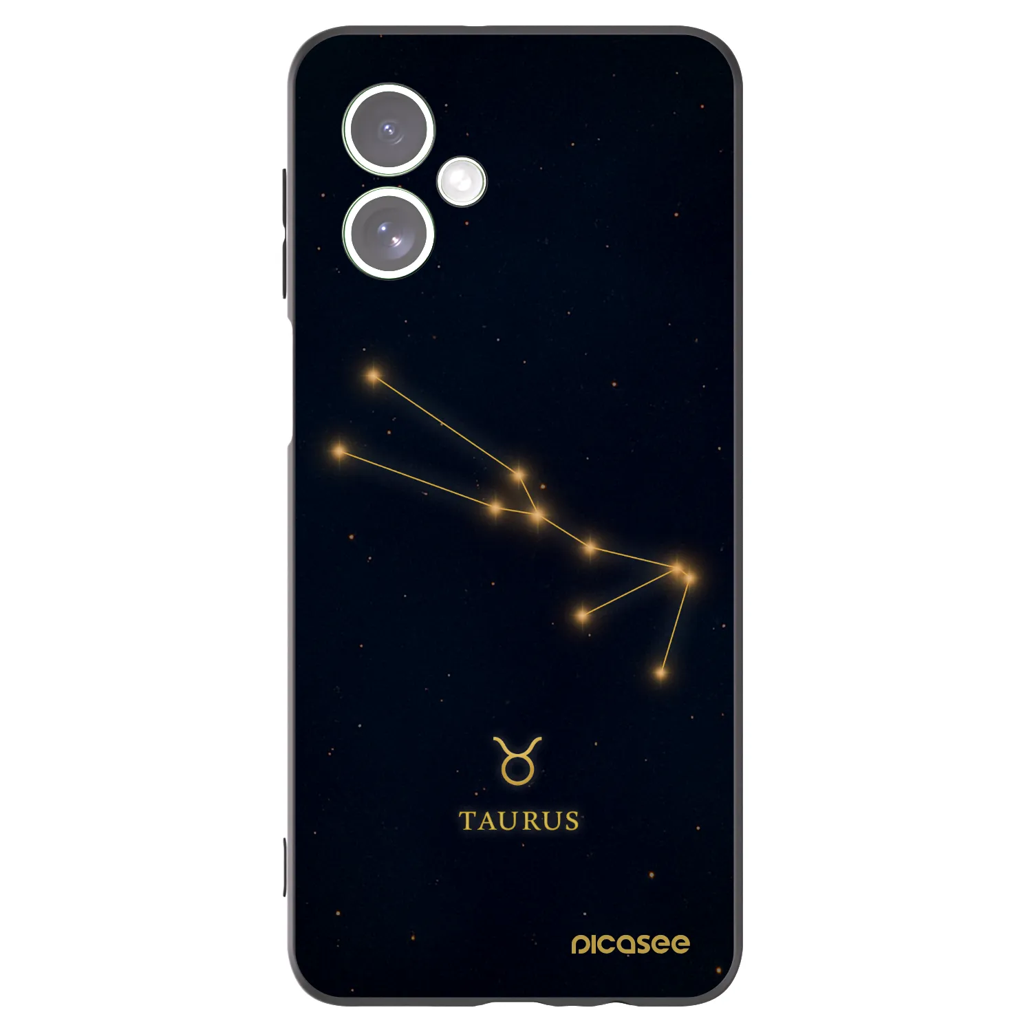 Picasee silikonski črni ovitek za Motorola Moto G54 5G - TAURUS