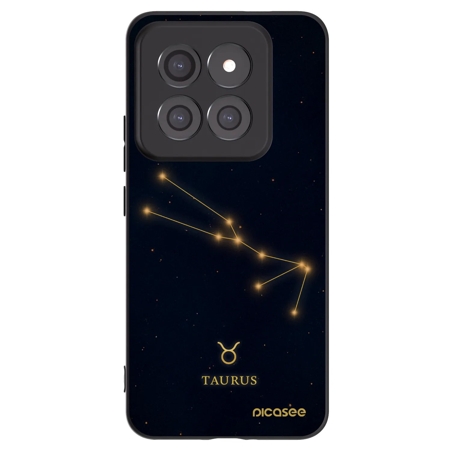 Picasee silikonski črni ovitek za Xiaomi 14 Pro - TAURUS