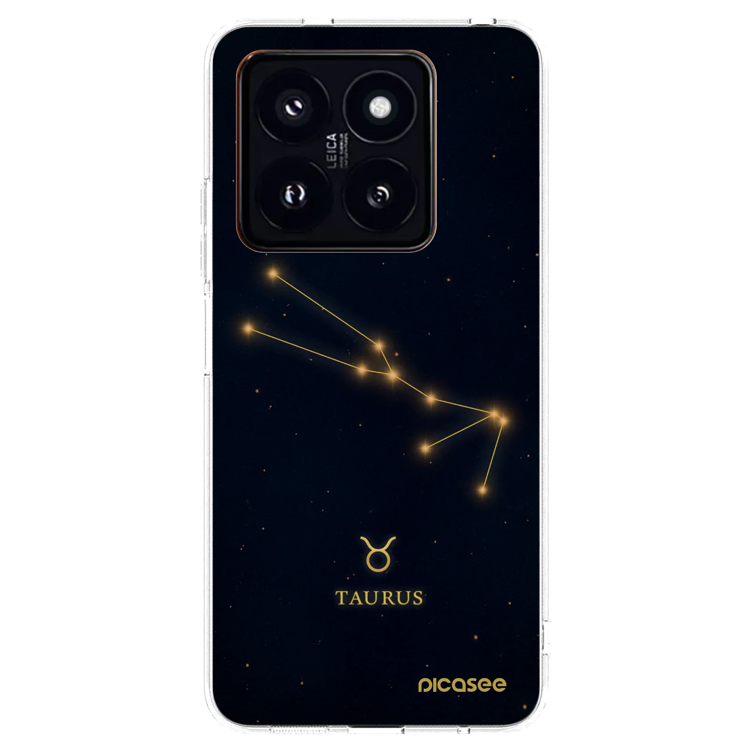 Picasee silikonski prozorni ovitek za Xiaomi 14 Pro - TAURUS