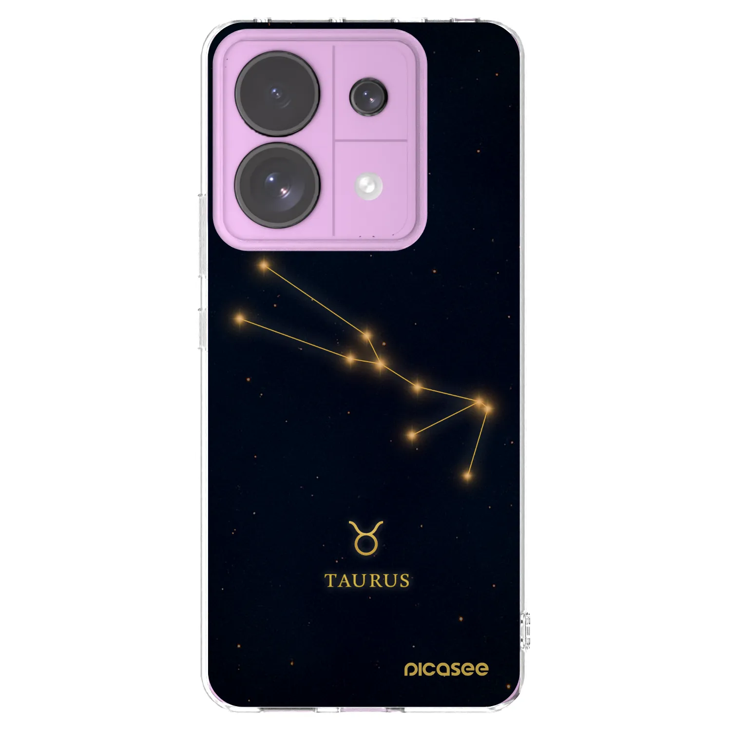 Picasee silikonski prozorni ovitek za Xiaomi Redmi Note 13 Pro 5G - TAURUS