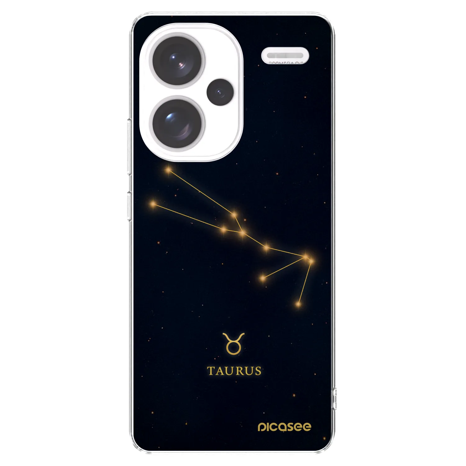 Picasee silikonski prozorni ovitek za Xiaomi Redmi Note 13 Pro+ 5G - TAURUS