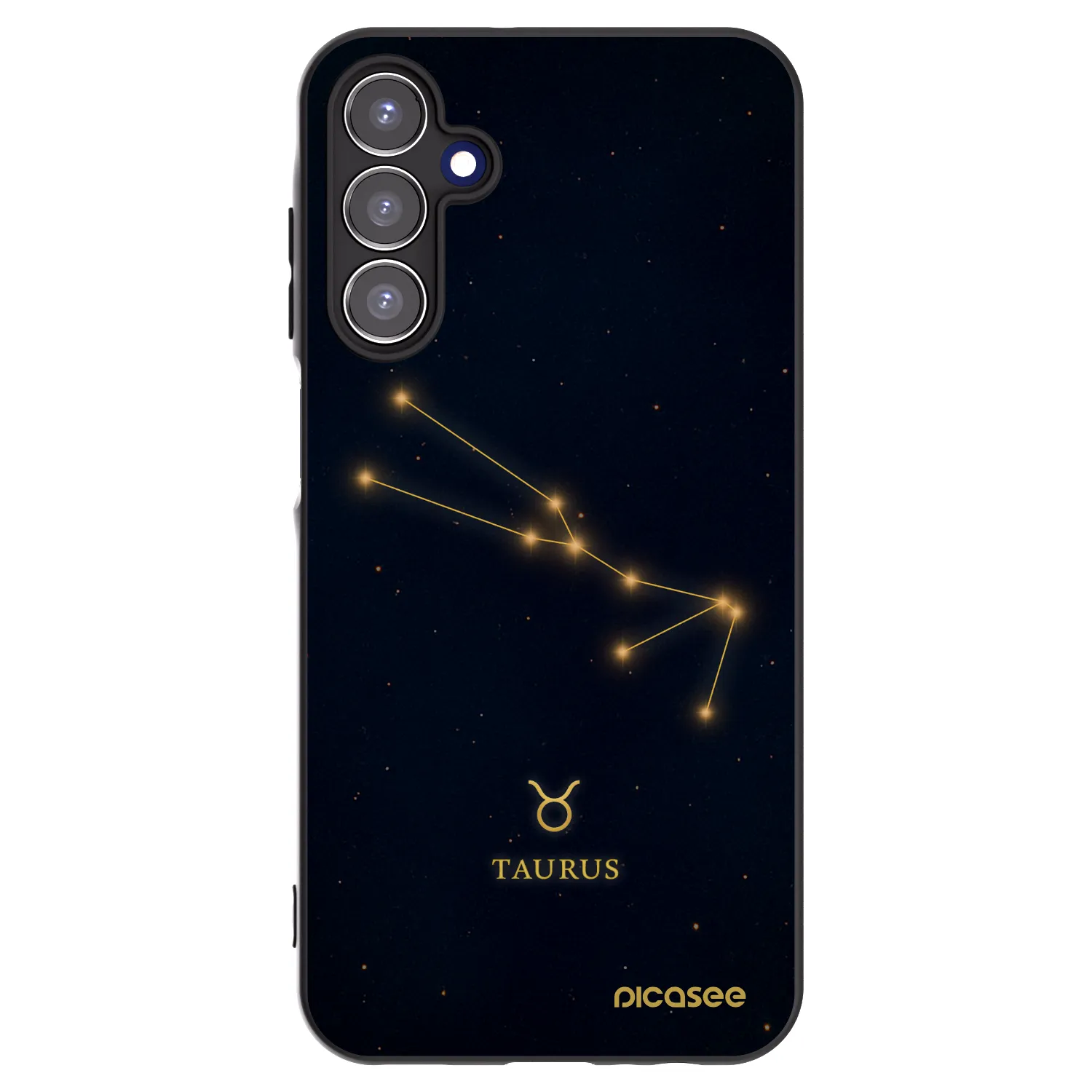 Picasee silikonski črni ovitek za Samsung Galaxy A15 A156B 5G - TAURUS