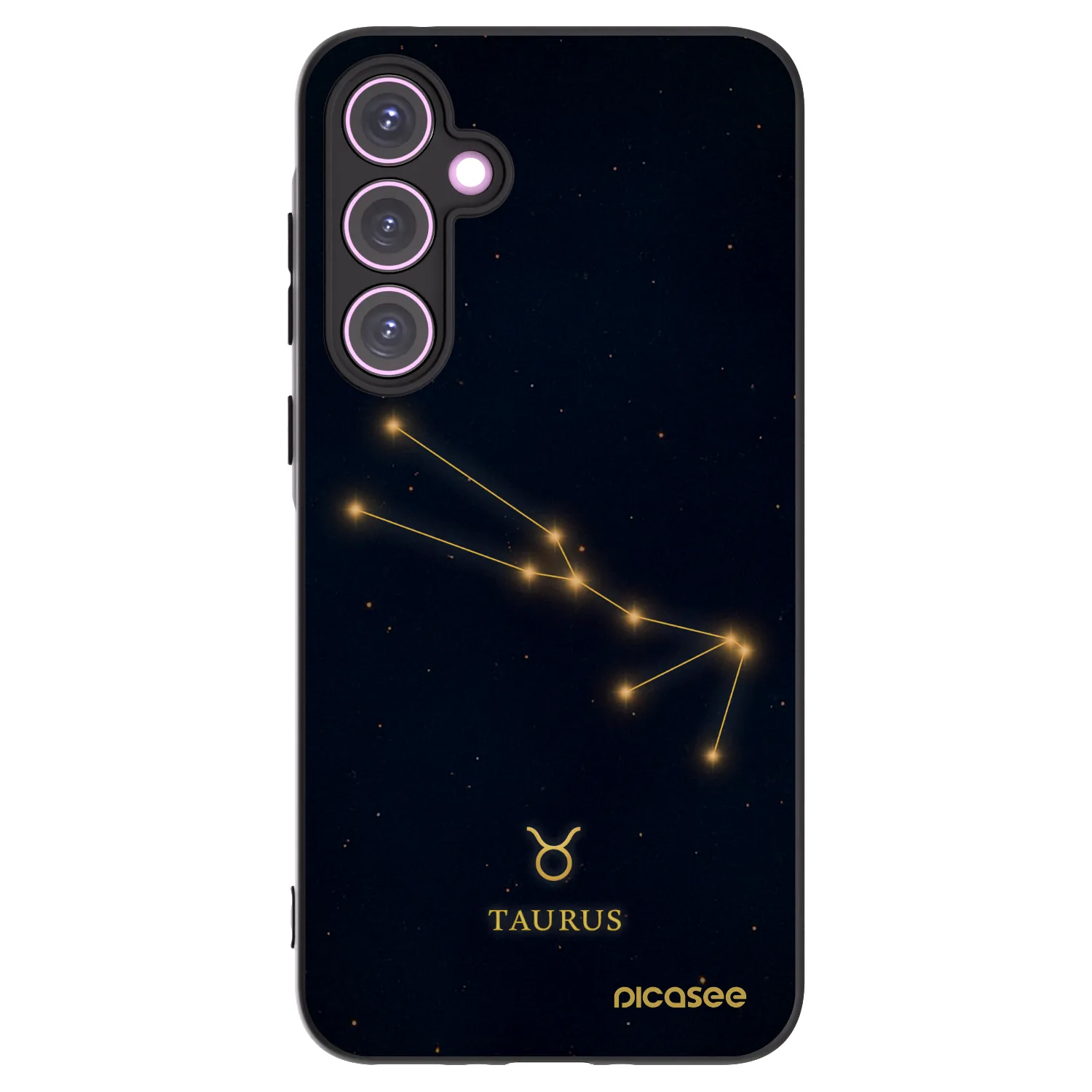 Picasee silikonski črni ovitek za Samsung Galaxy A35 5G A356B - TAURUS