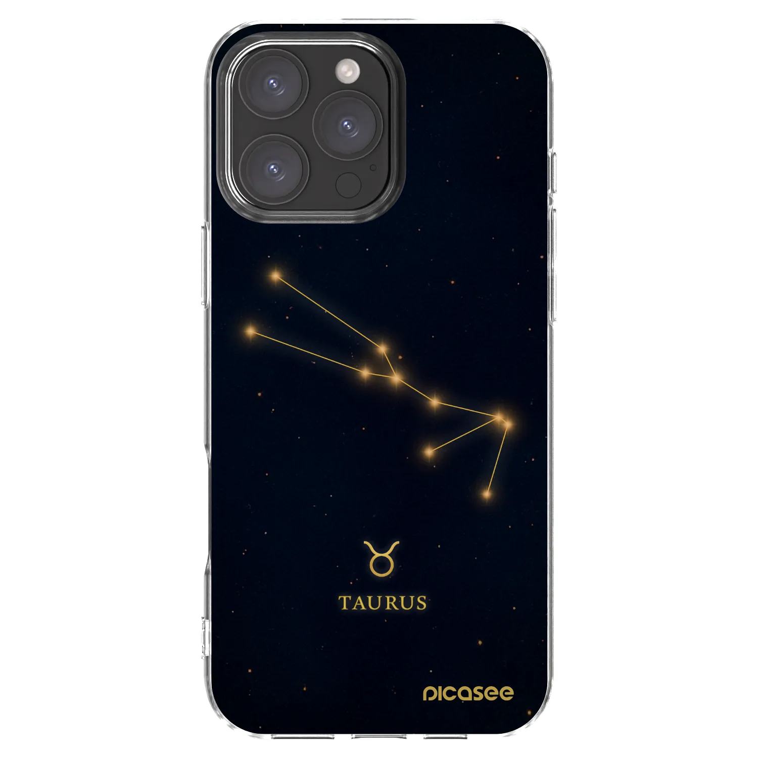 Picasee silikonski prozorni ovitek za Apple iPhone 16 Pro Max - TAURUS