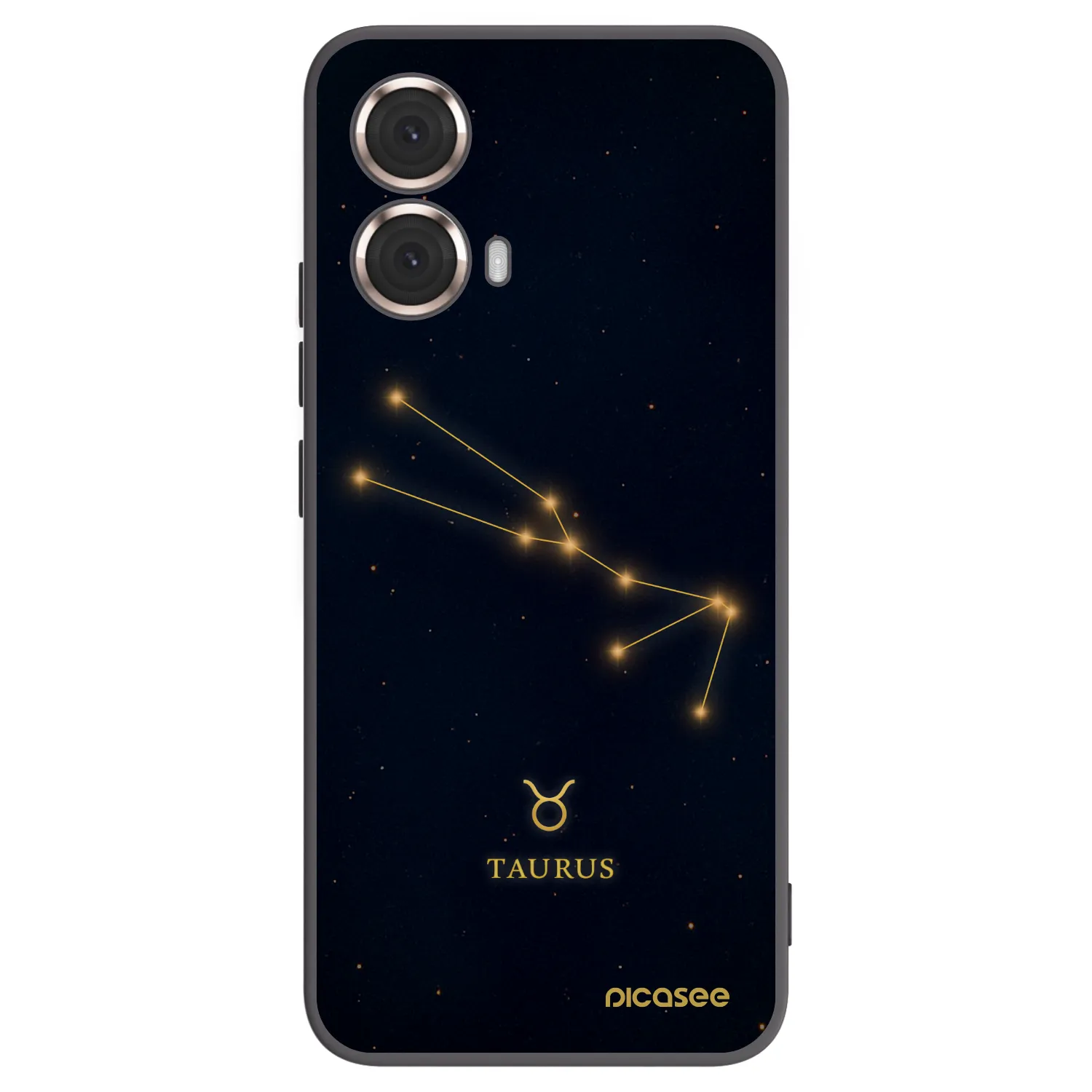 Picasee silikonski črni ovitek za Motorola Moto G85 - TAURUS
