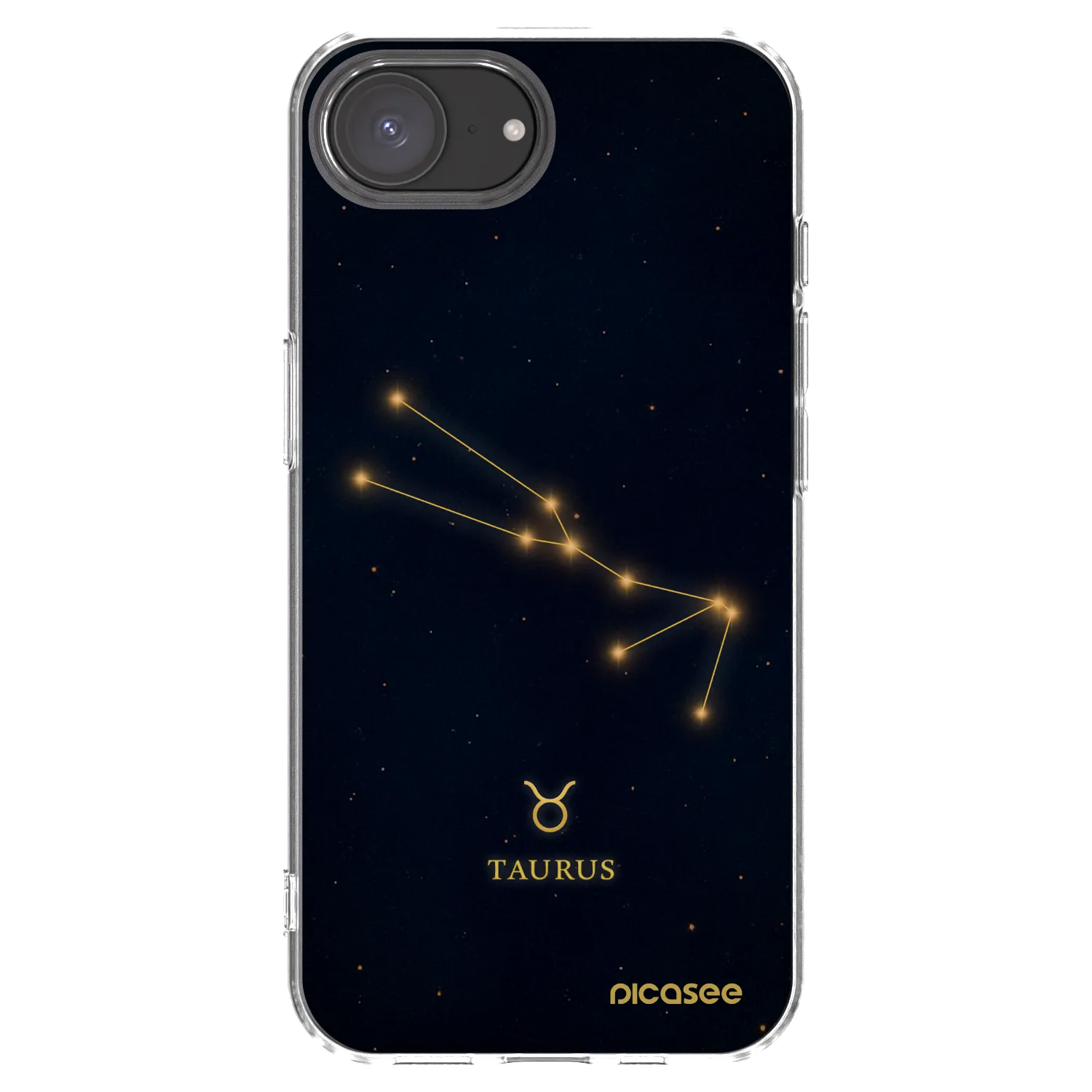 Picasee silikonski prozorni ovitek za Apple iPhone 16e - TAURUS