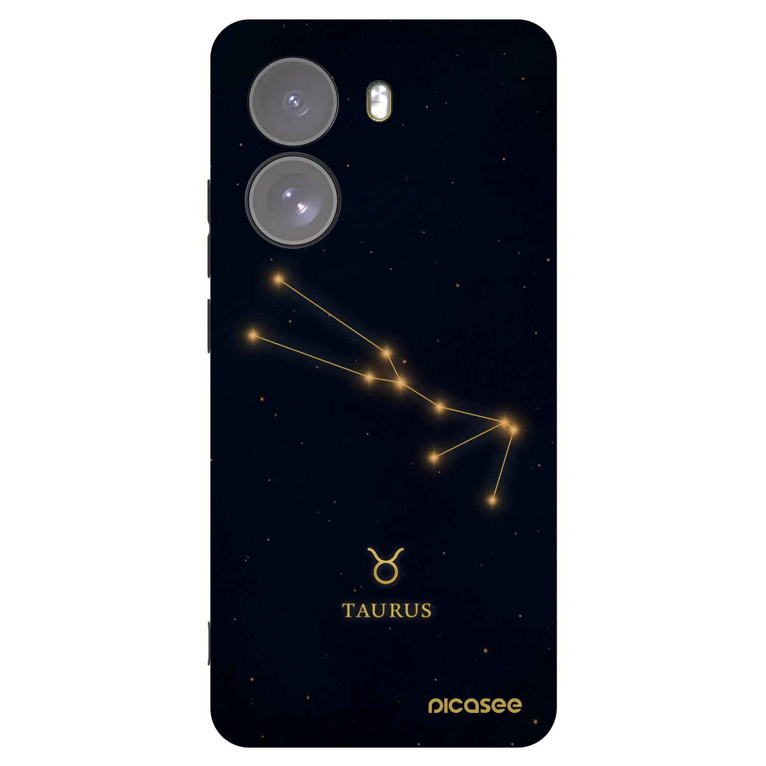 Picasee silikonski črni ovitek za Xiaomi Poco X7 - TAURUS