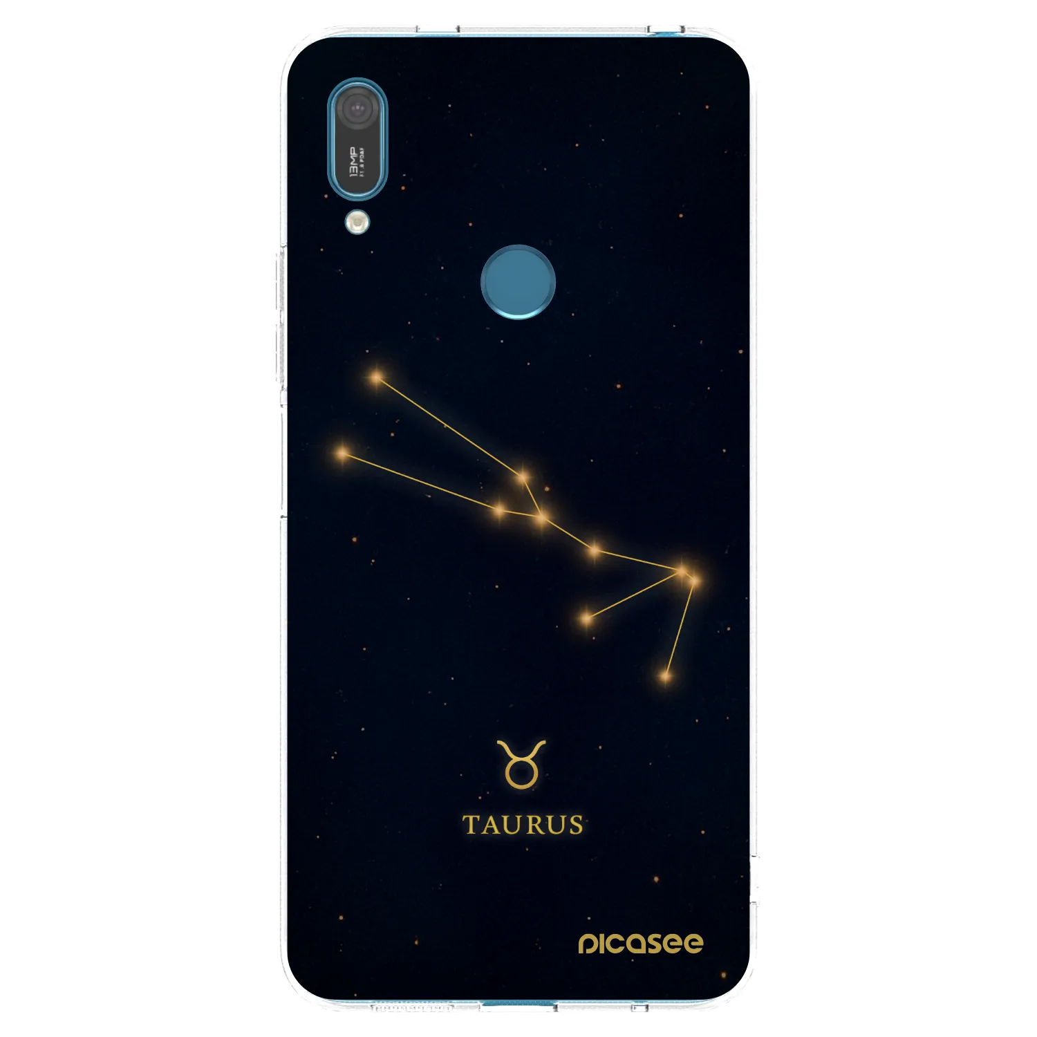 Picasee silikonski prozorni ovitek za Huawei Y7 2019 - TAURUS