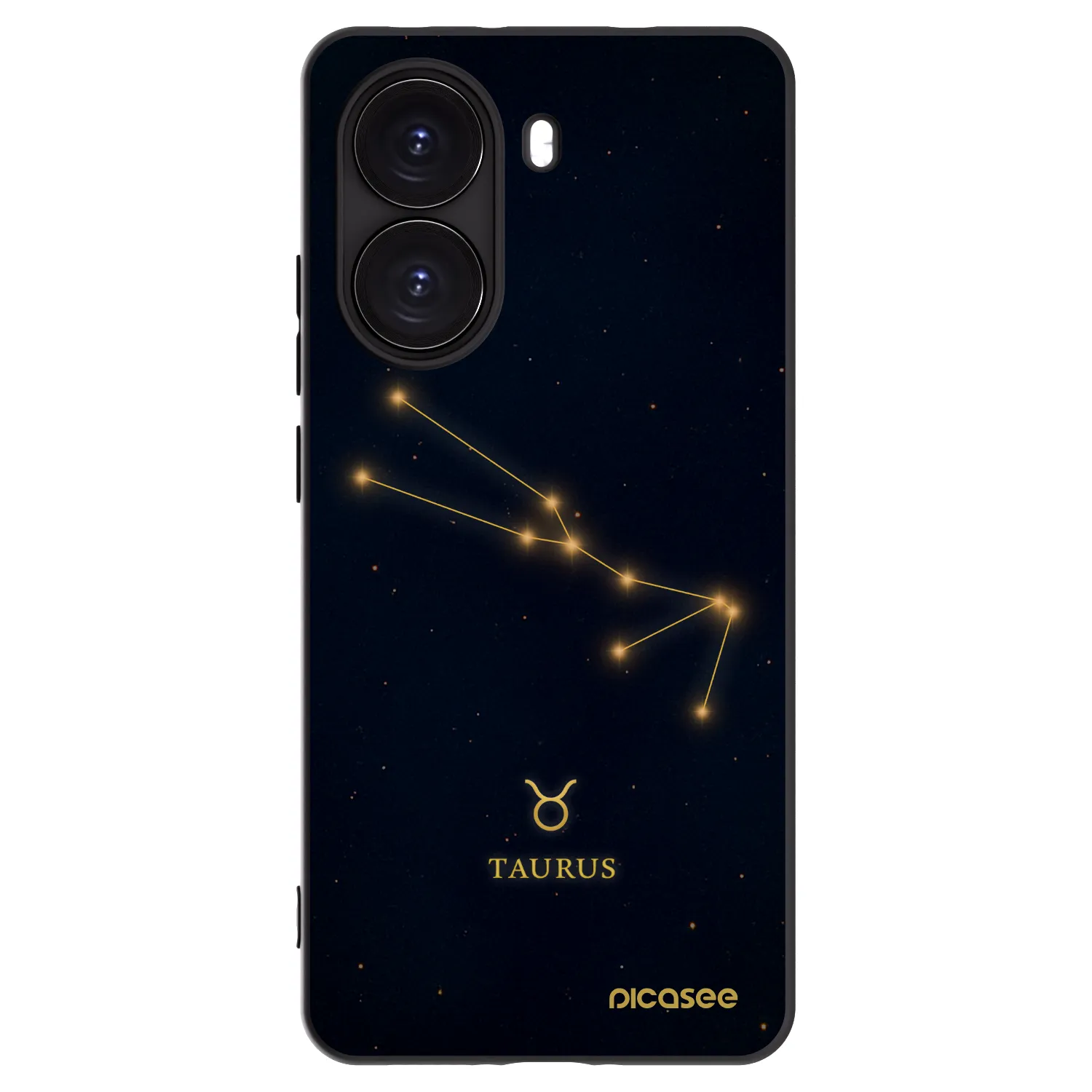 Picasee silikonski črni ovitek za Xiaomi Poco X7 Pro 5G - TAURUS
