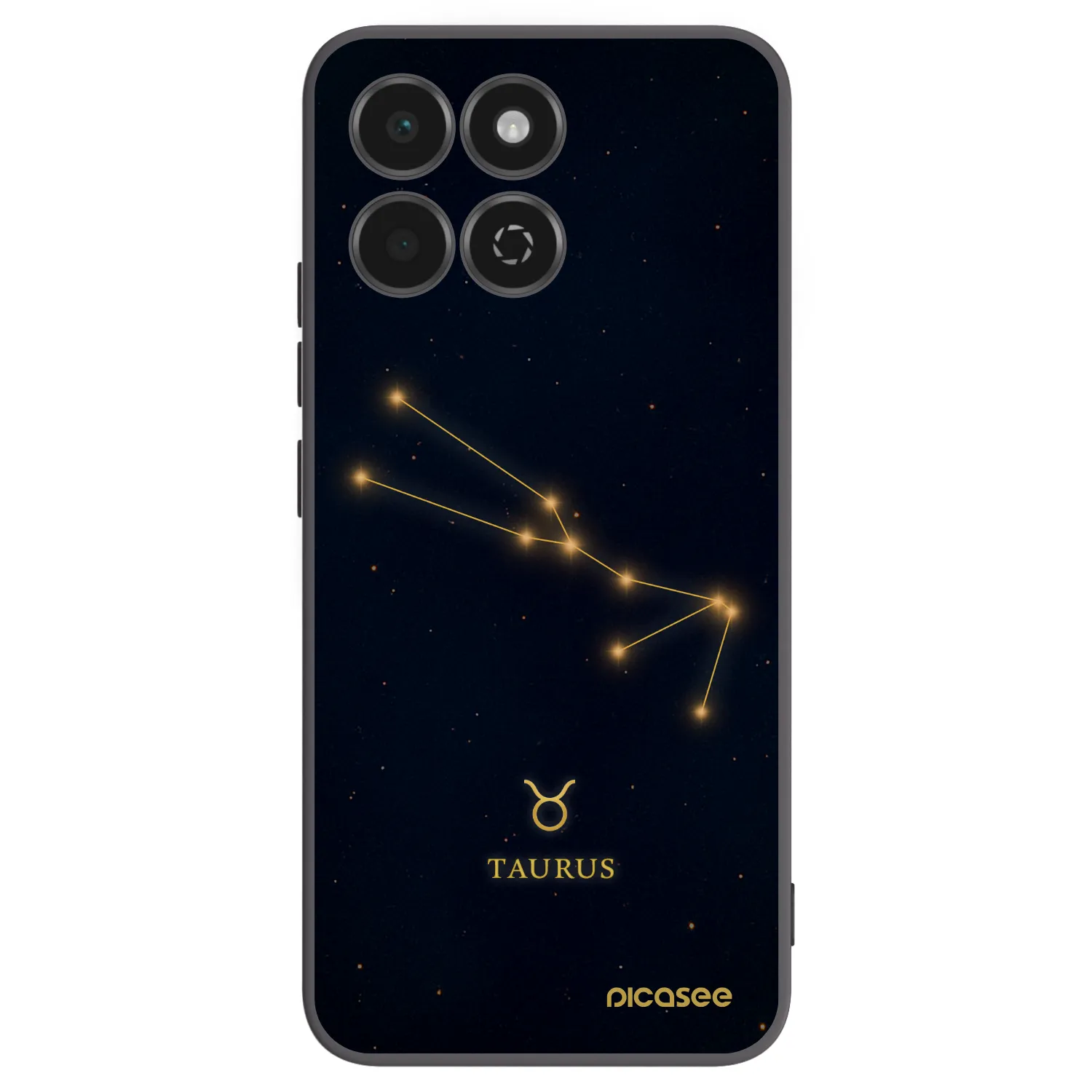 Picasee silikonski črni ovitek za Honor 200 Smart 5G - TAURUS