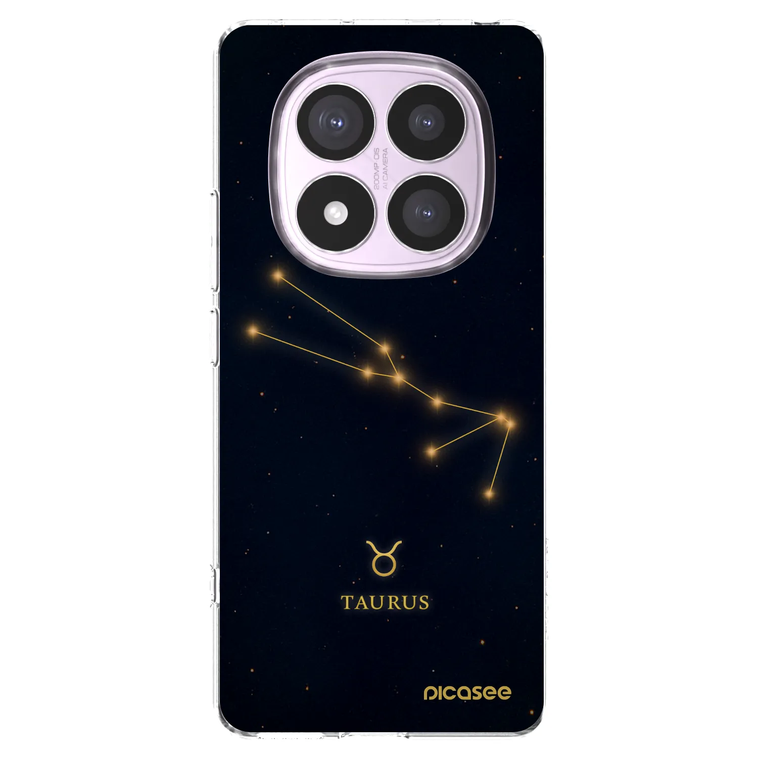 Picasee silikonski prozorni ovitek za Xiaomi Redmi Note 14 Pro 4G - TAURUS